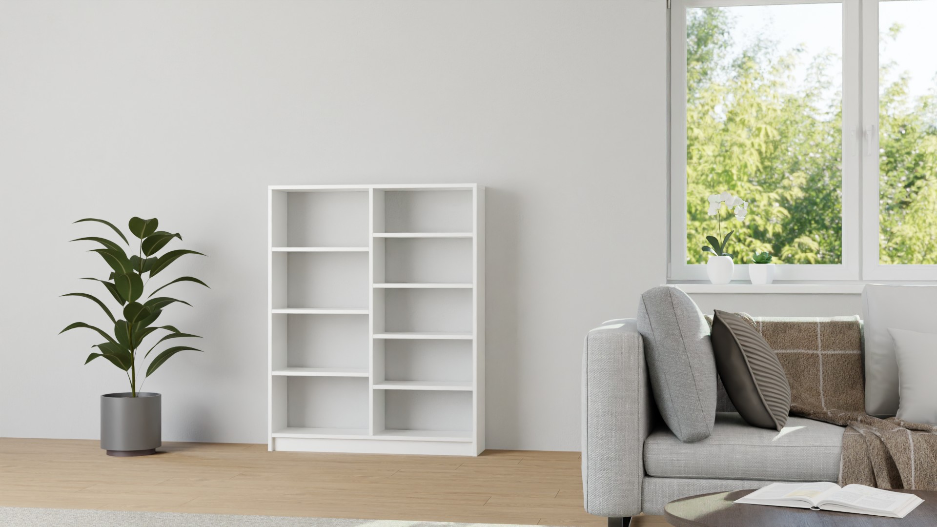 Regal weiß MDF Beschichtet