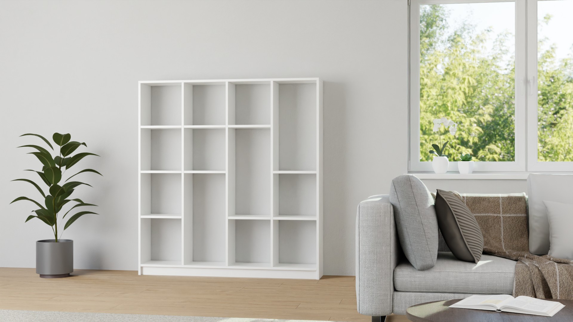 Bücherregal nach Maß MDF Beschichtet
