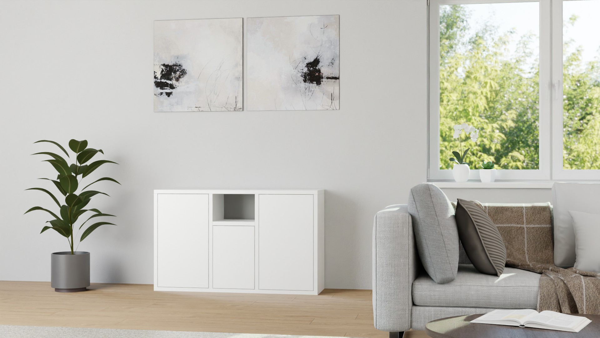 Lusini Kommode MDF Beschichtet