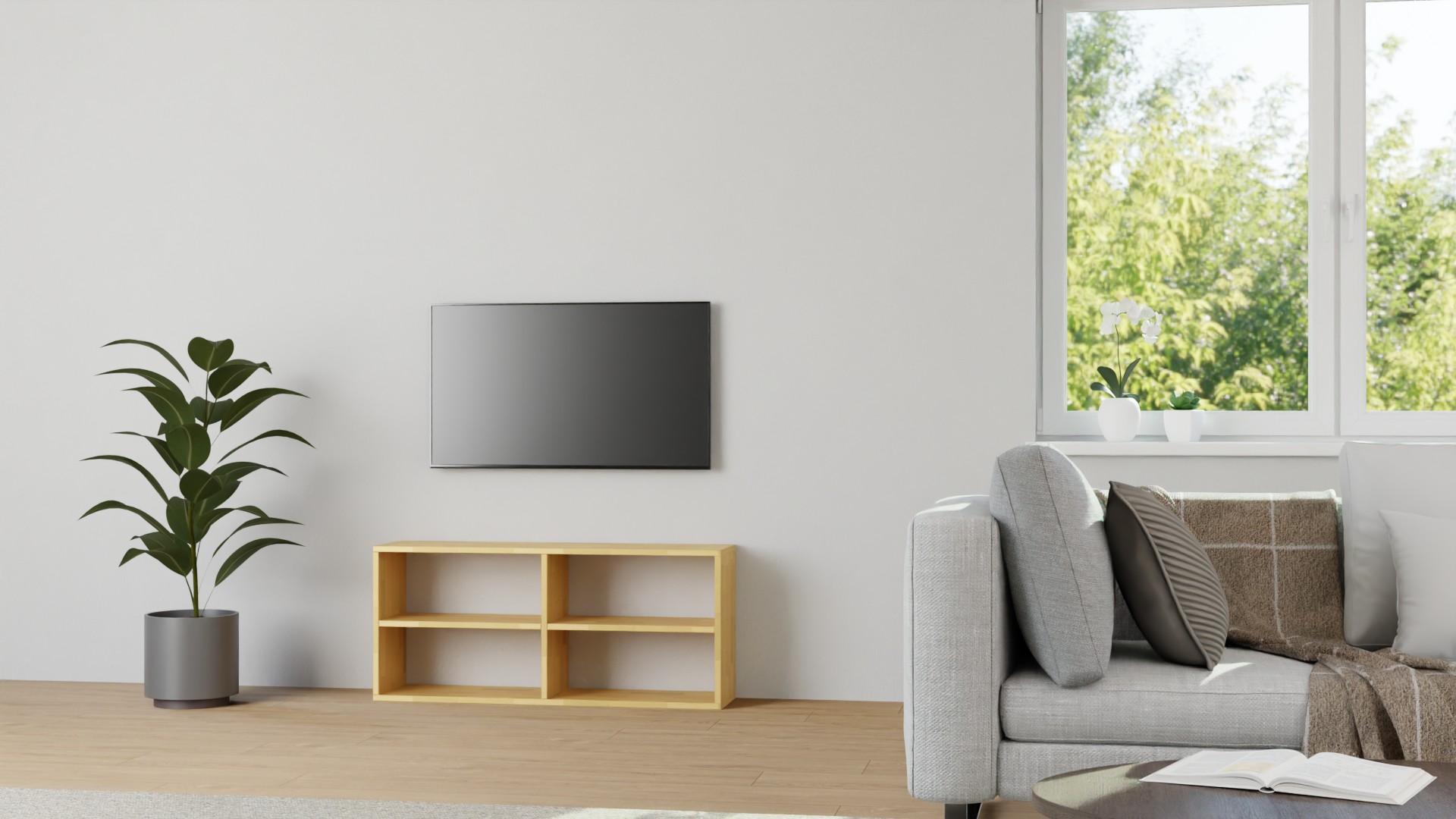 Flur-Schuhregal - Offener Schuhschrank mit vielen Optionen Buche