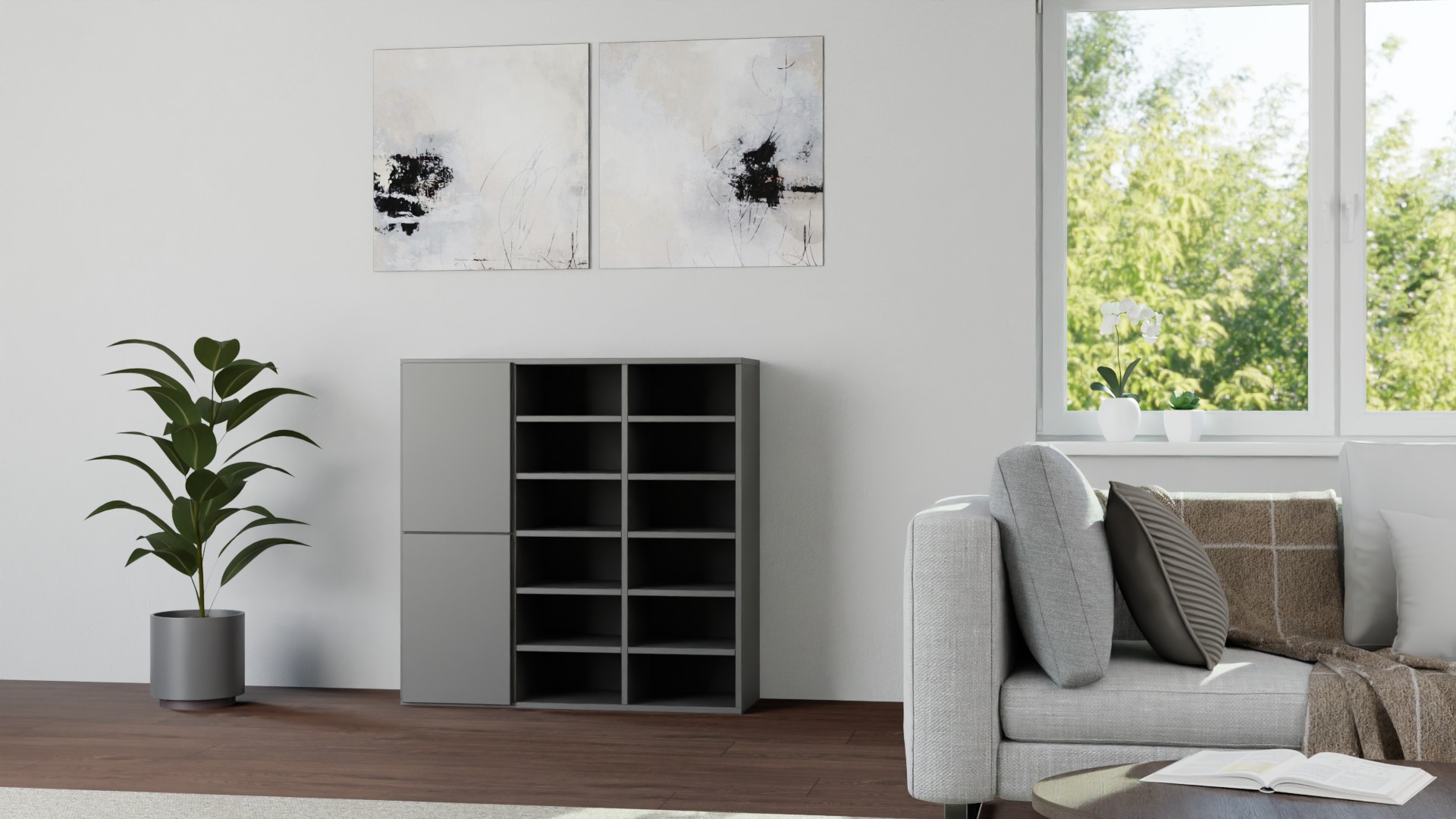 Stylisher Weinschrank nach Maß Premium Dekore