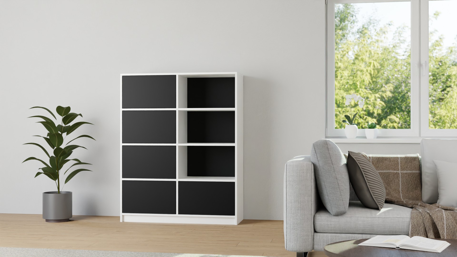 Tiefes Regal nach Maß MDF Beschichtet