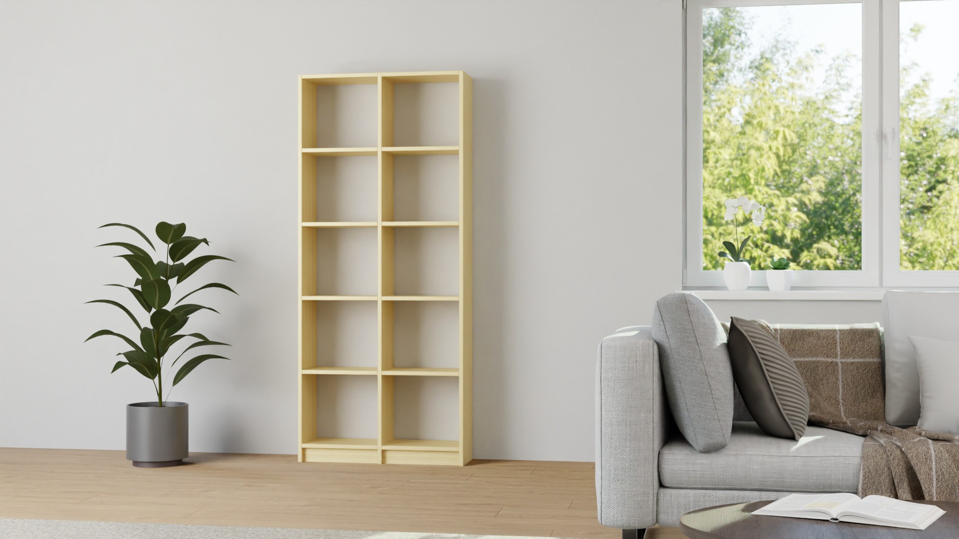 Ahorn Bücherregal nach Maß Ahorn (europäisch)