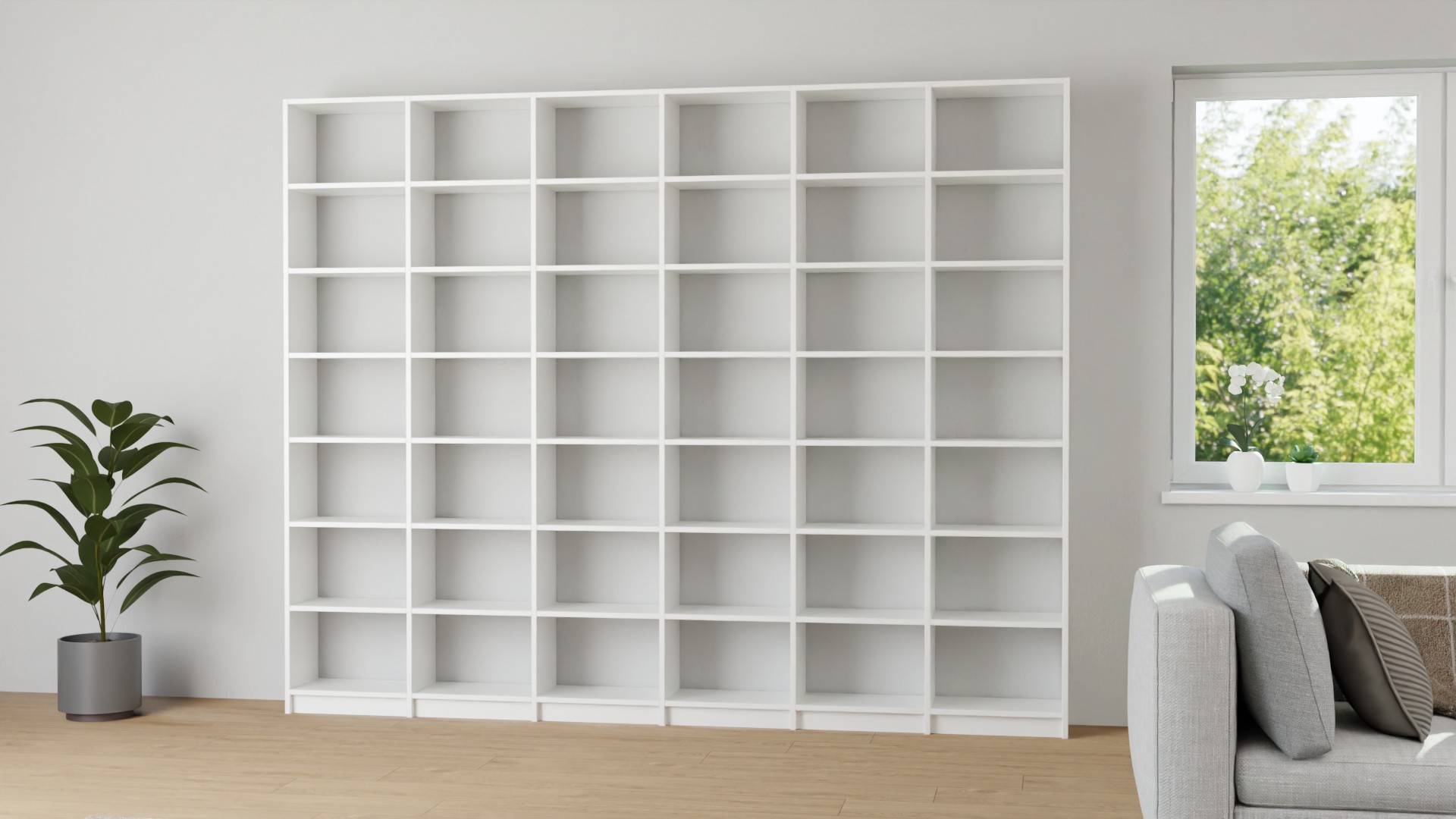 Bibliothek konfigurieren MDF Beschichtet