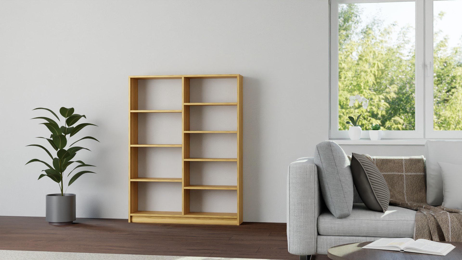 Regal aus Kernbuche Kernbuche