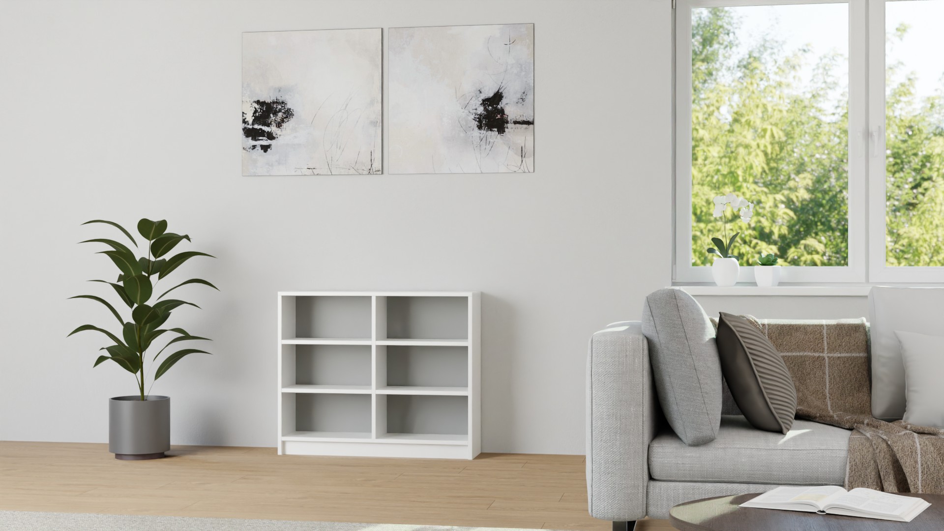 Schlichtes Schuhregal nach Maß MDF Beschichtet