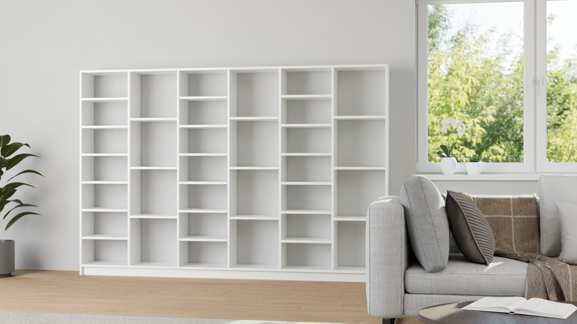 Wohnregal nach Maß MDF Beschichtet