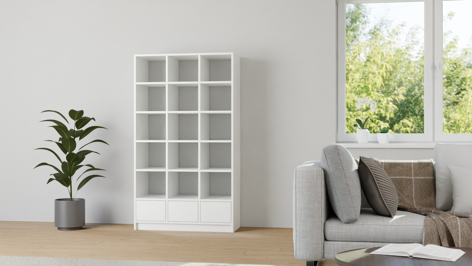 Regal mit Schubladen nach Maß MDF Beschichtet