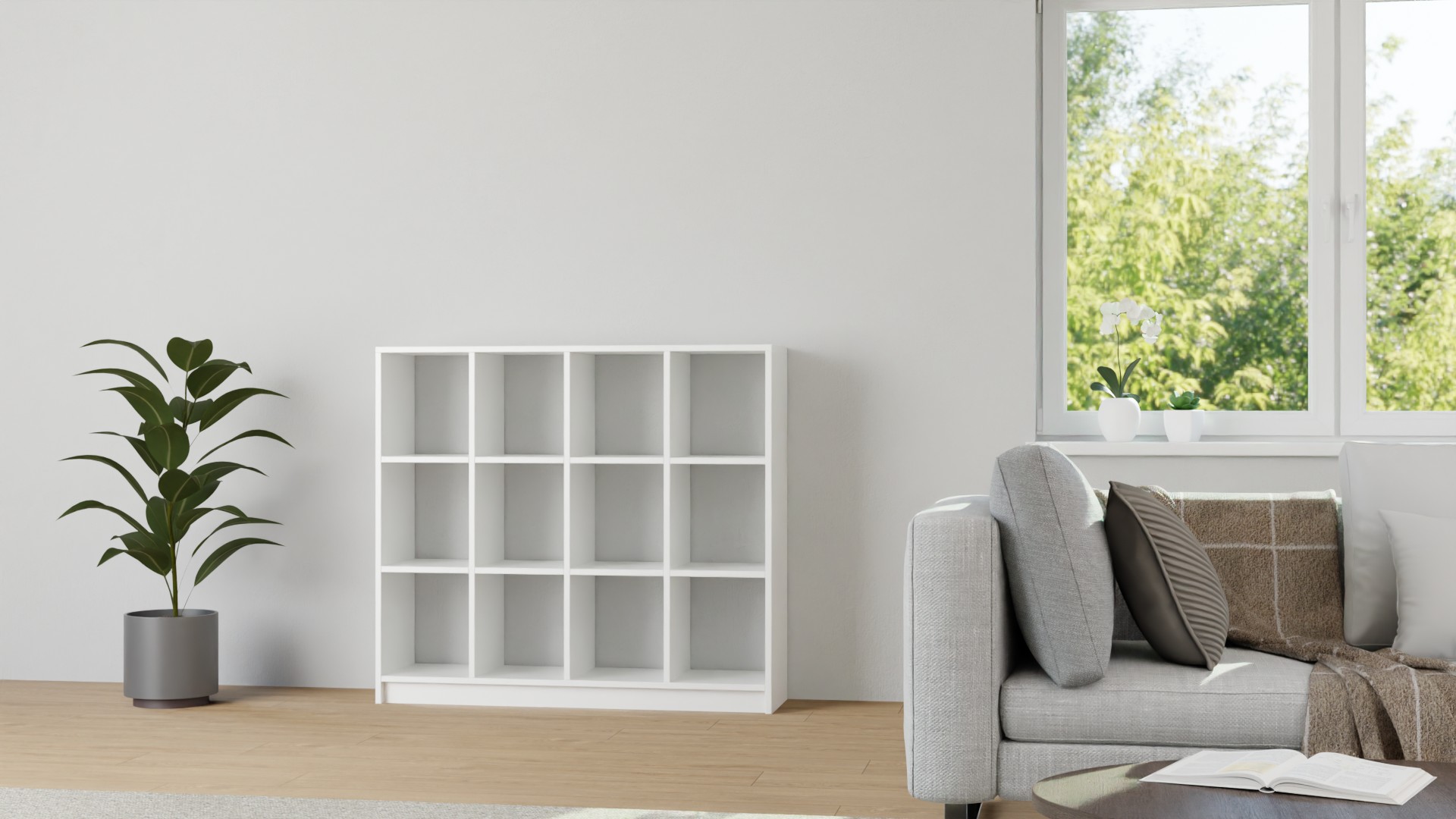 Schallplattenregal nach Maß MDF Beschichtet