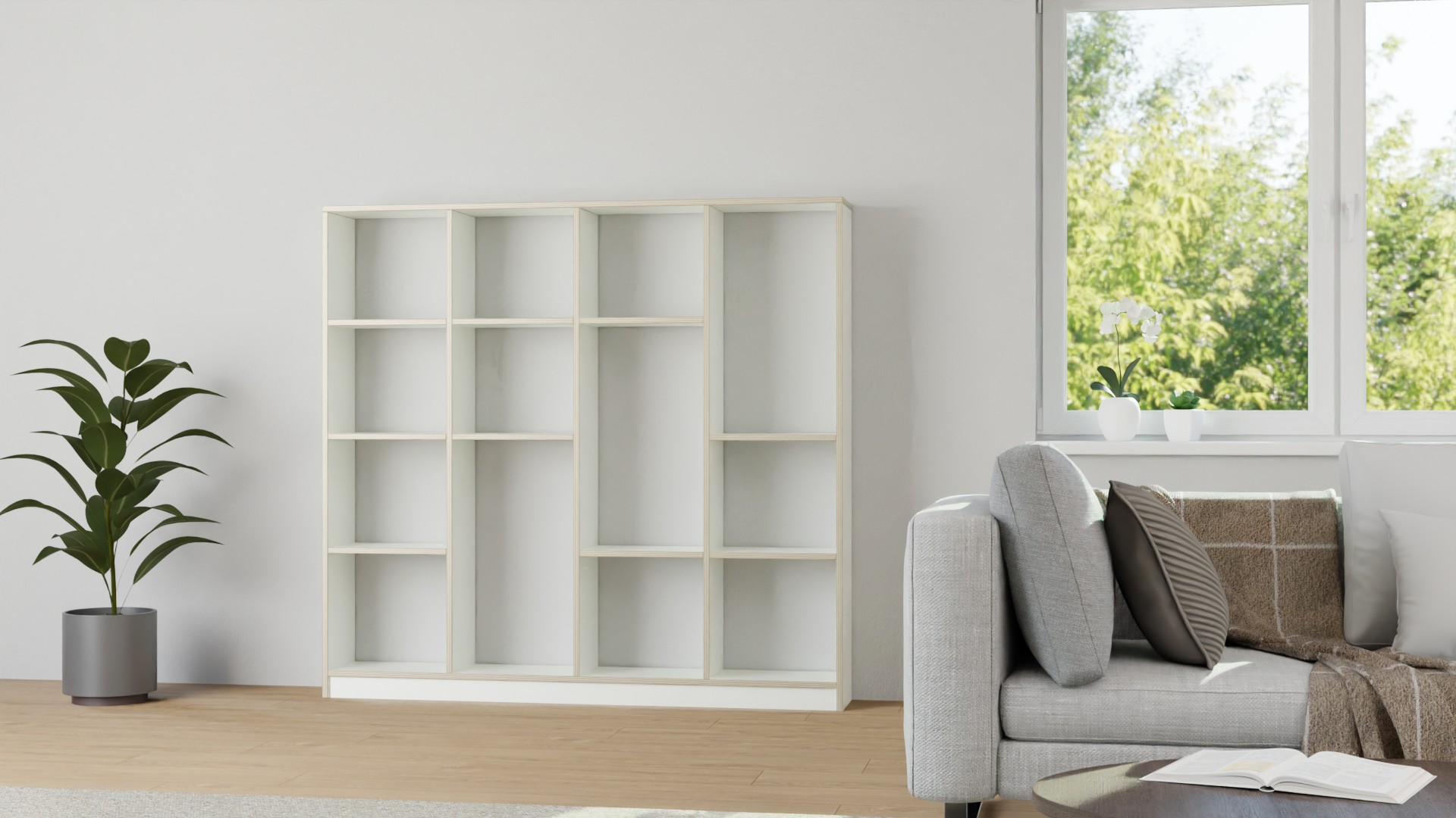 Bücherregal nach Maß Premium Dekore