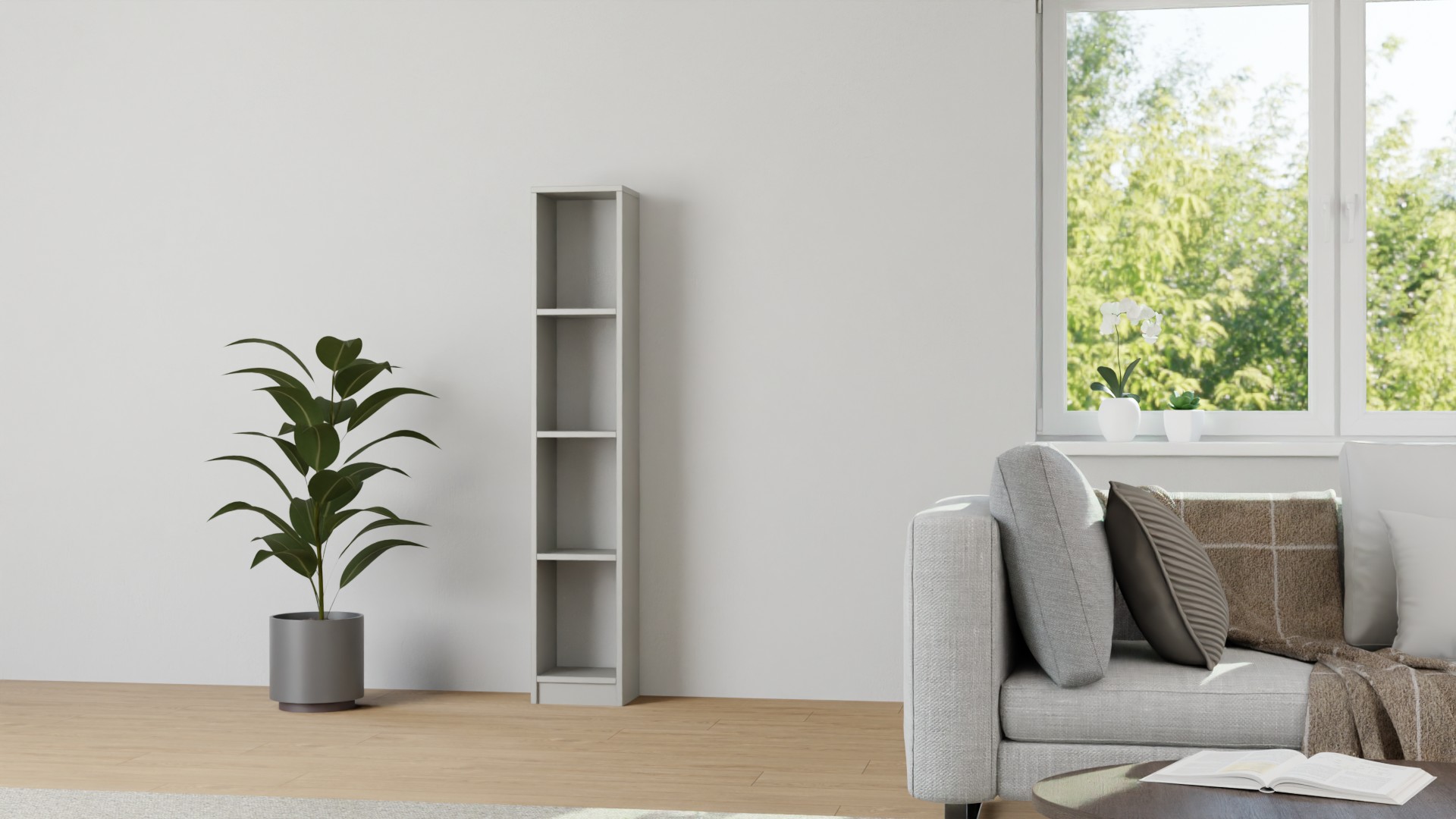 Schmales Regal Premium Dekore