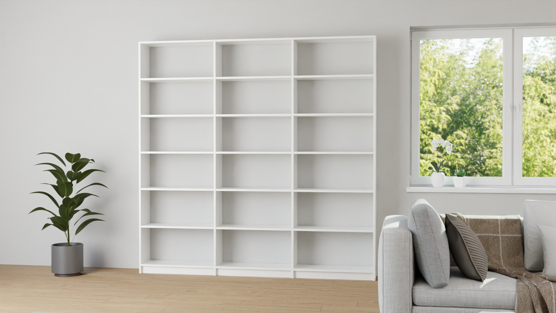 Bücherregal nach Maß MDF Beschichtet