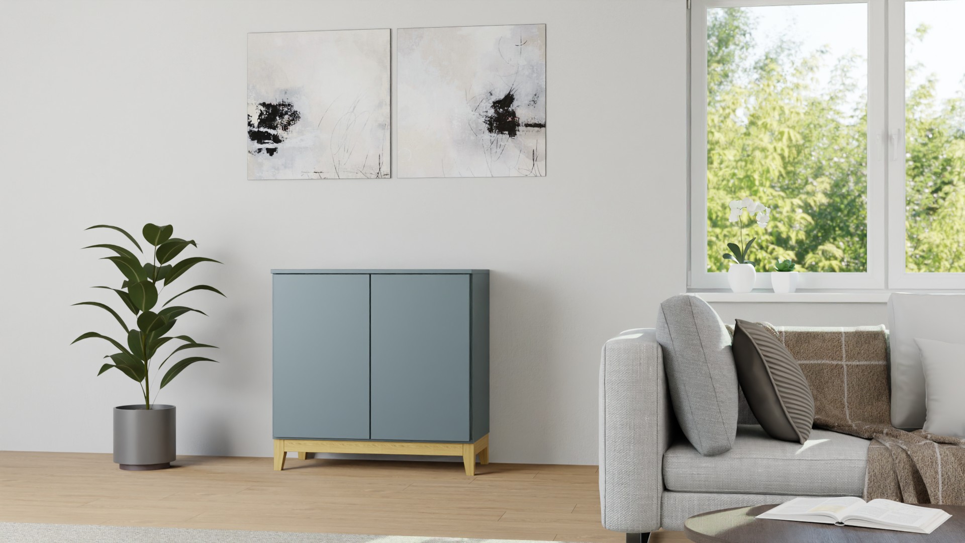 Schuhschrank nach Maß MDF Lackiert