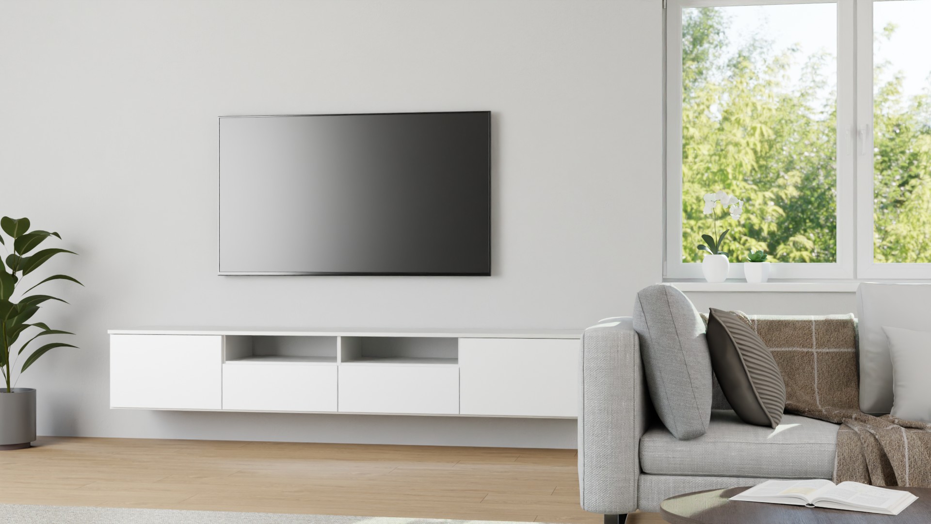 Stylishes Pickawood Hängesideboard Premium Dekore