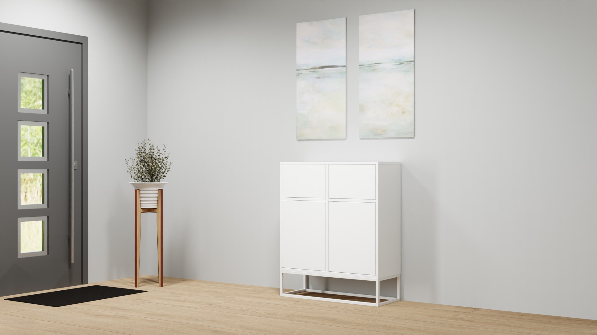 Highboards in Weiß MDF Beschichtet