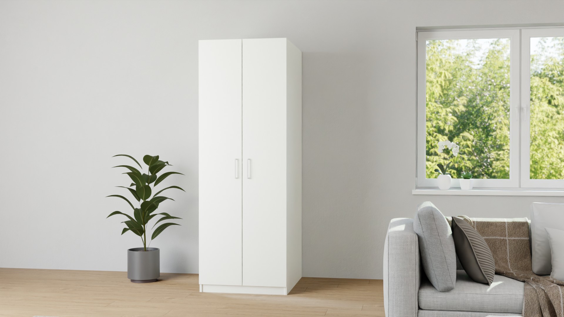 Kleiderschrank tief Premium Dekore