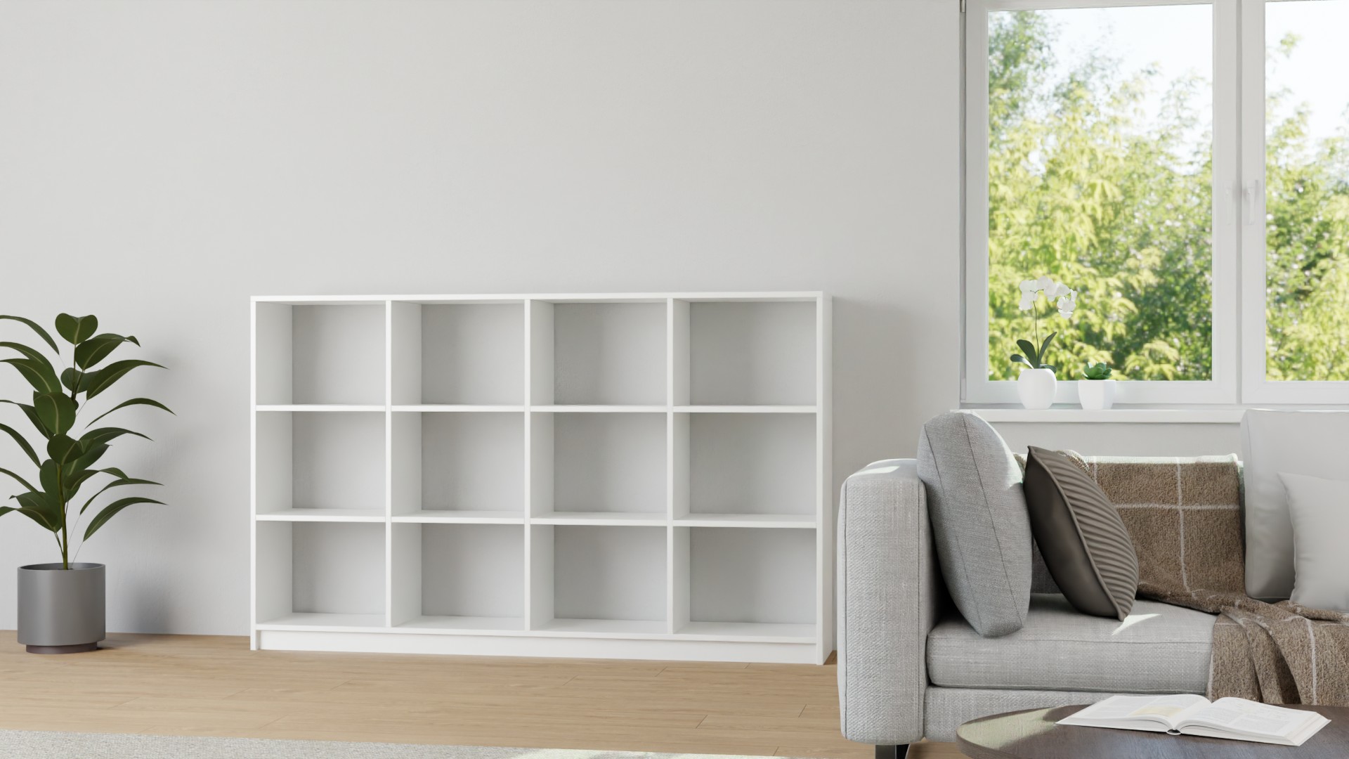 Breites Regal nach Maß MDF Beschichtet