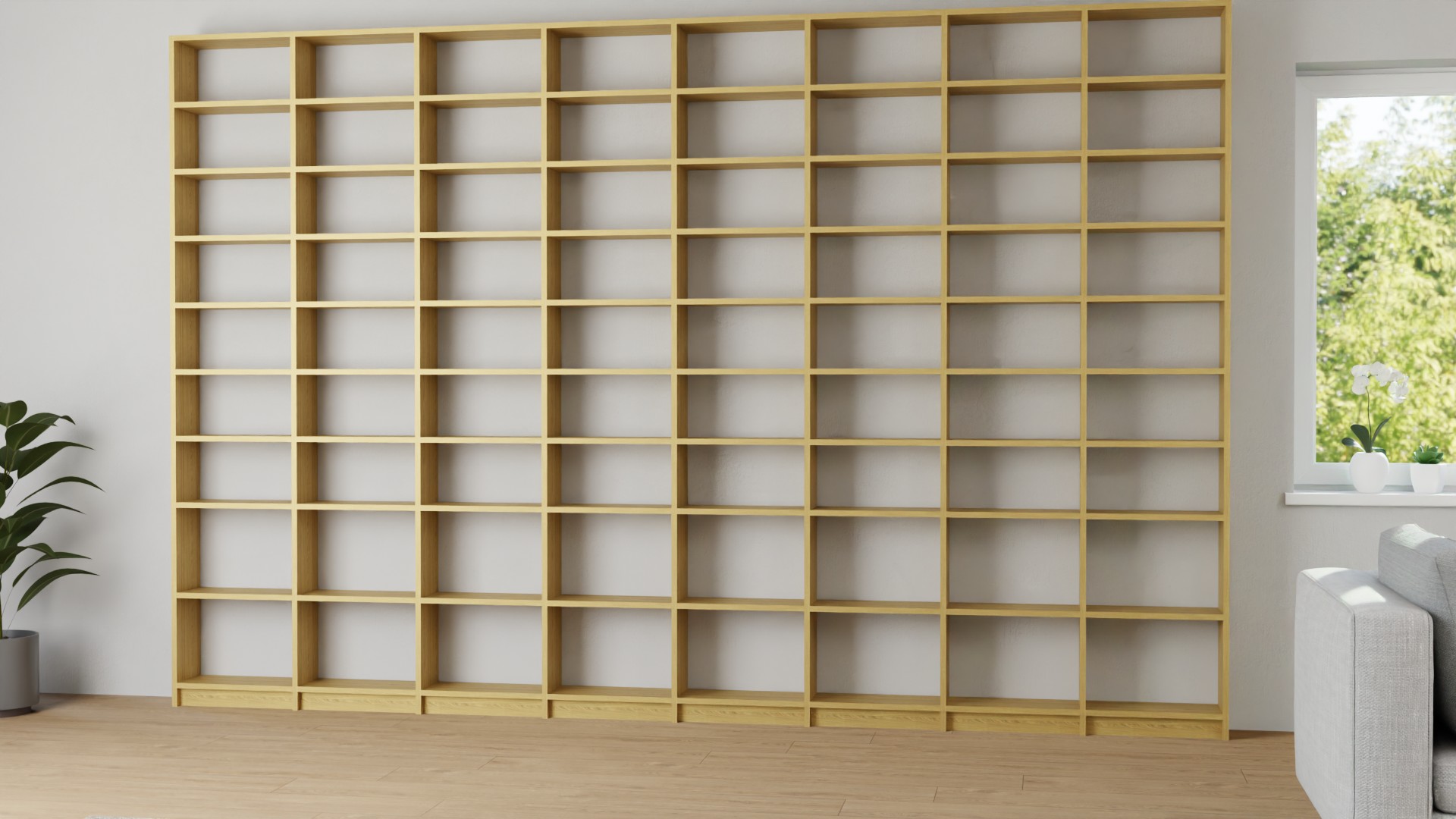 Pickawood Regal aus Massivholz Eiche