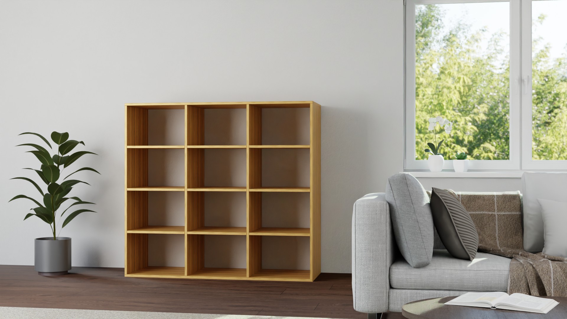 Regal aus Kernbuche nach Maß Kernbuche