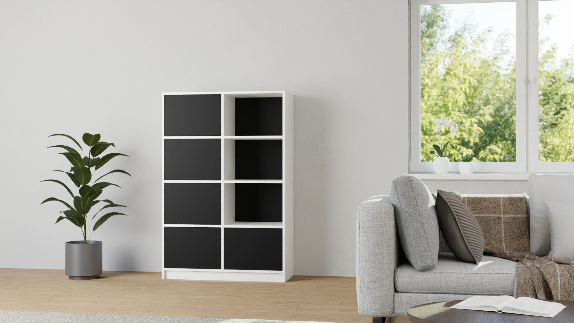 Tiefes Regal nach Maß MDF Beschichtet