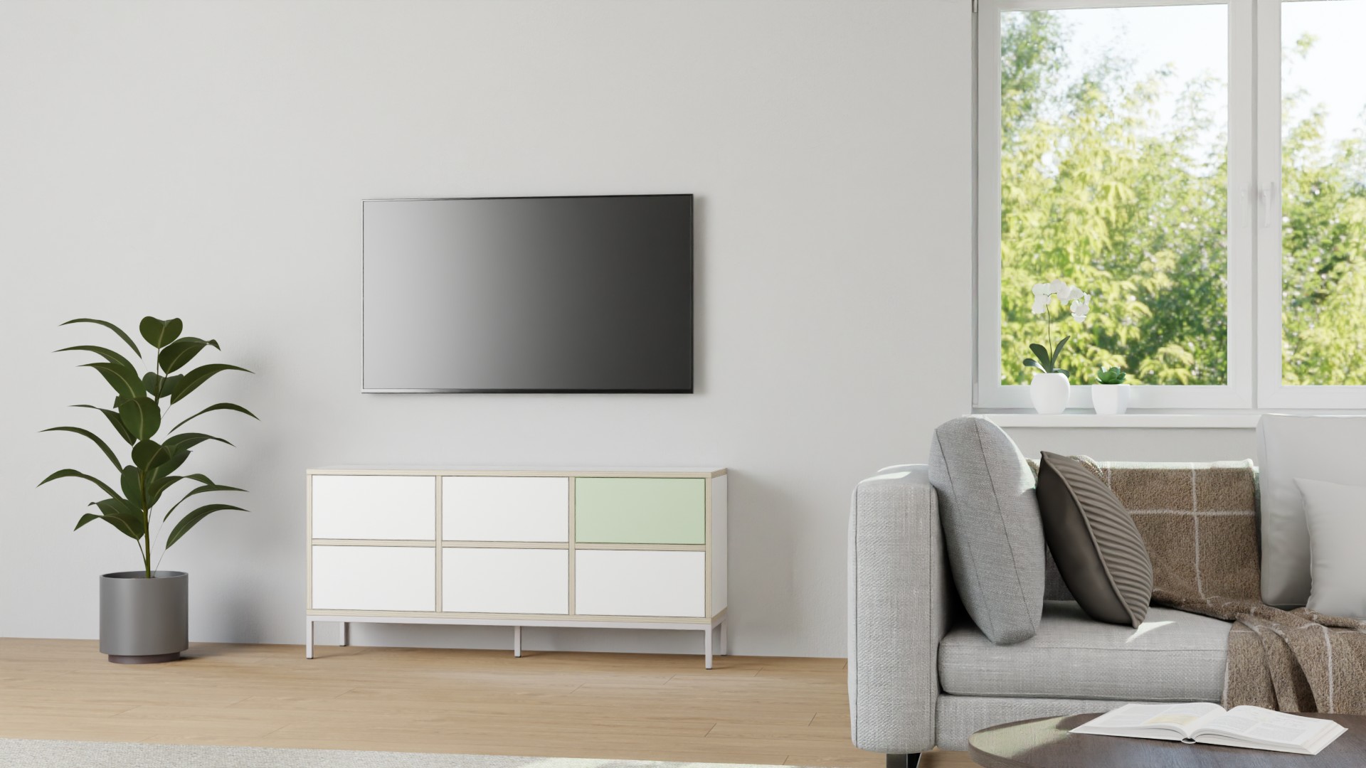 Schubladenkommode fürs Schlafzimmer nach Maß Multiplex
