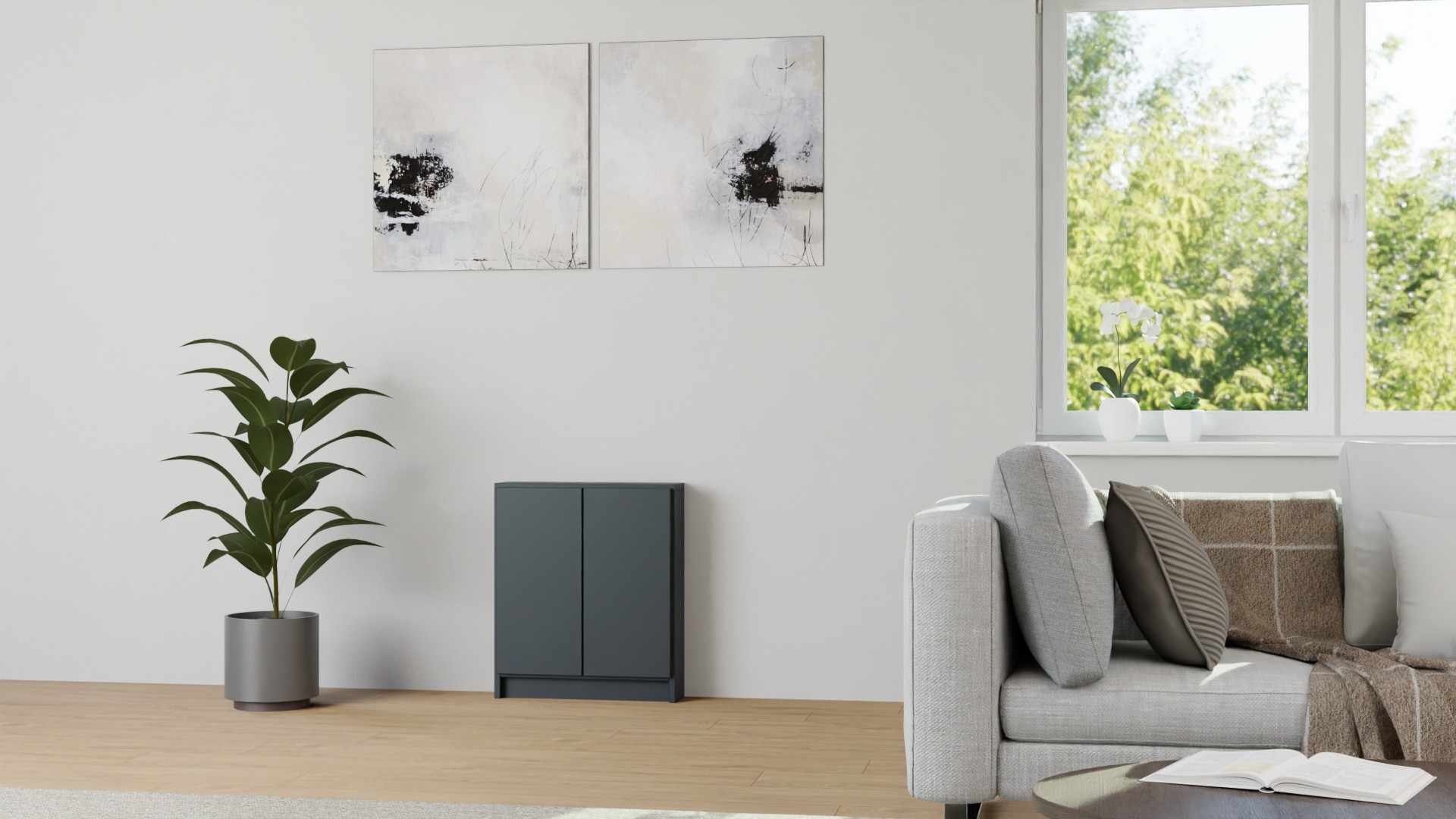 Kleines Regal nach Maß MDF Lackiert