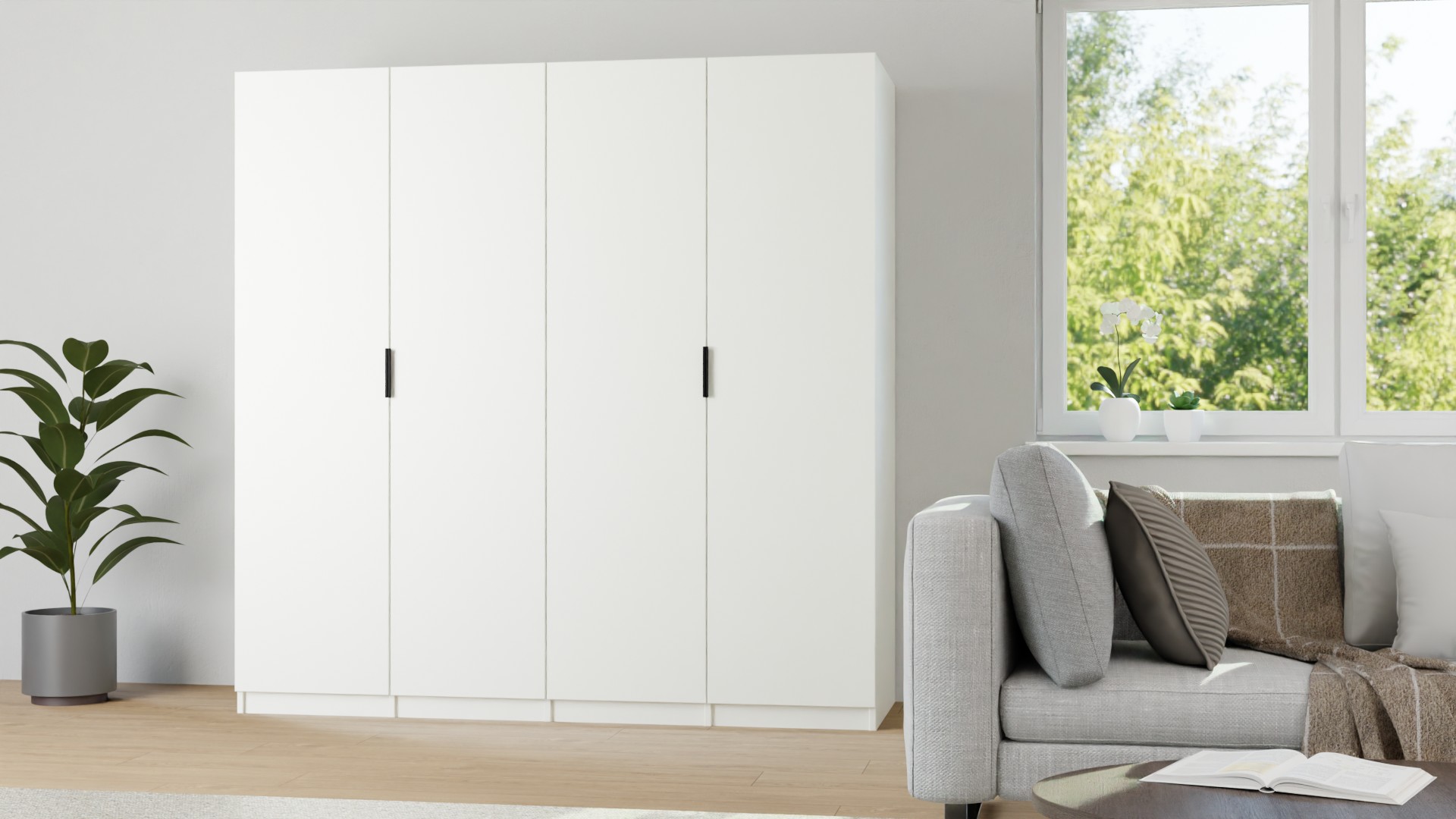 Schlafzimmer Kleiderschrank Premium Dekore