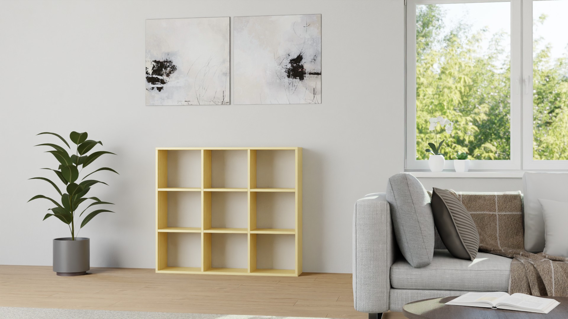 Offenes Regal aus Massivholz - Maße + Material frei wählbar Kiefer