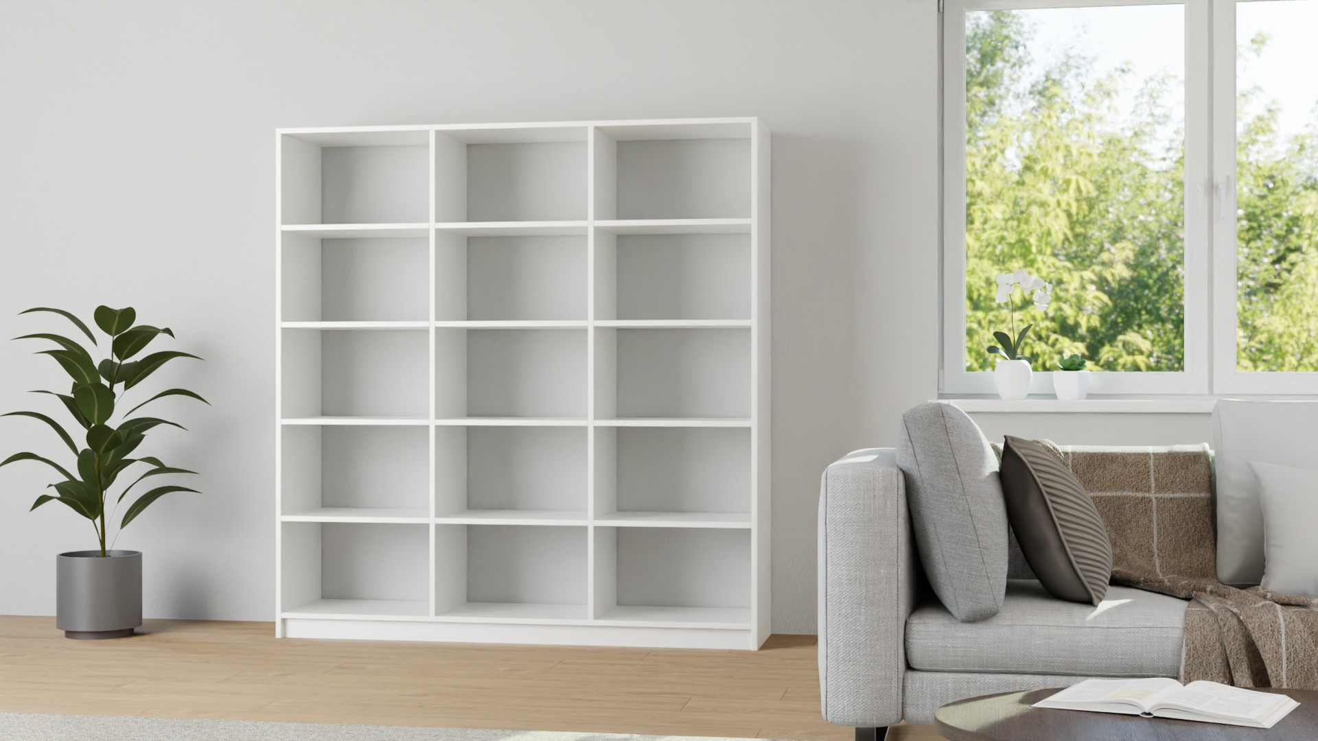 Raumteiler Regal MDF Beschichtet