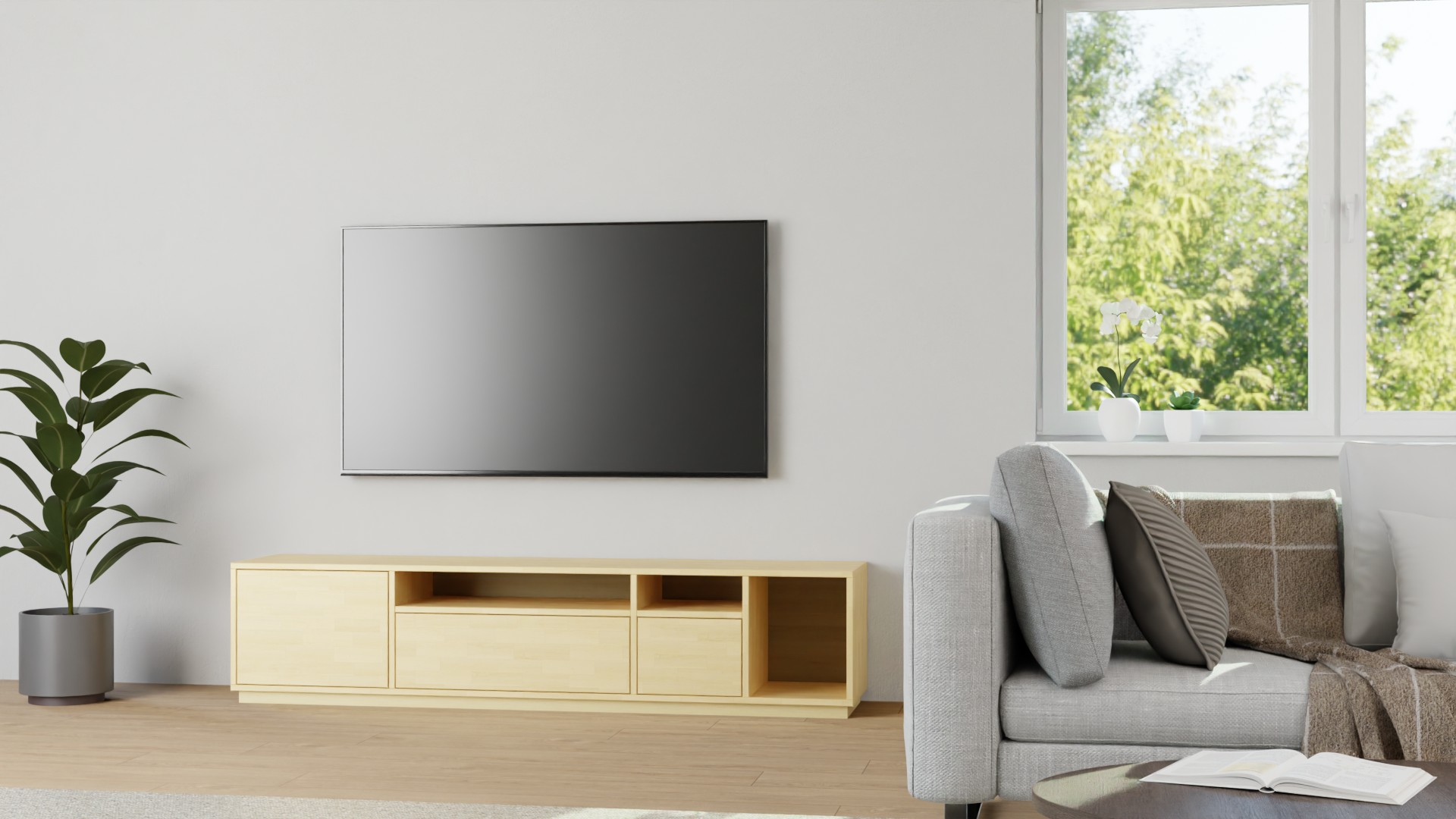 TV Sideboard Ahorn (europäisch)