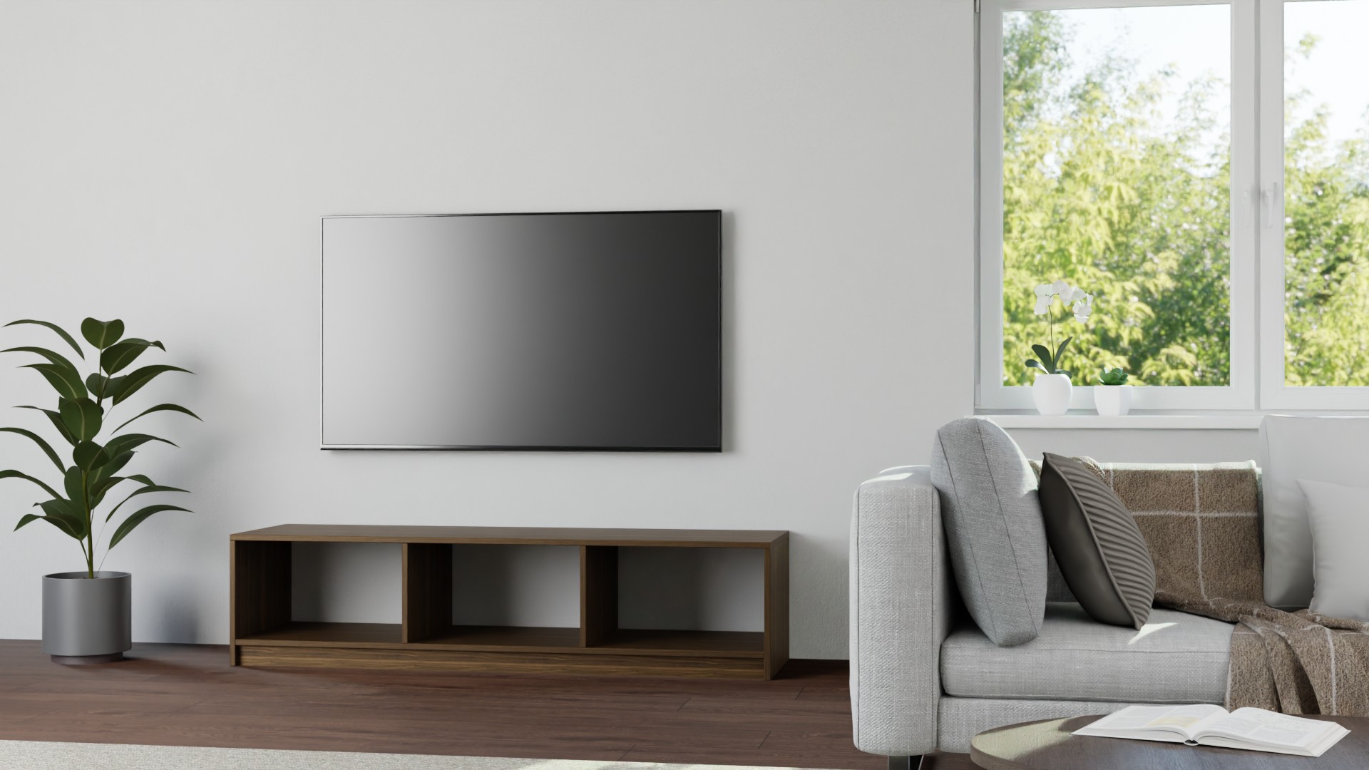 Hifi Rack Holz Nussbaum (amerikanisch)