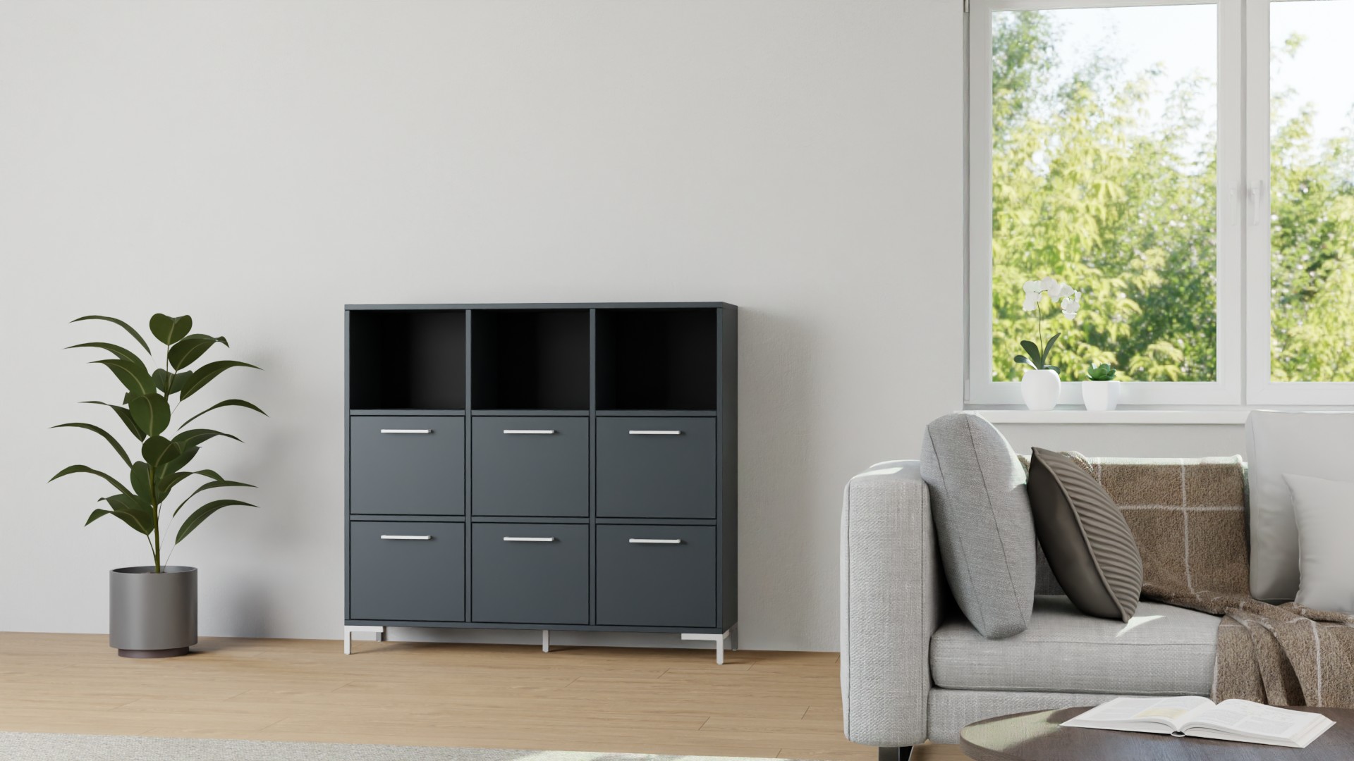 Elegantes Sideboard von Pickawood MDF Lackiert