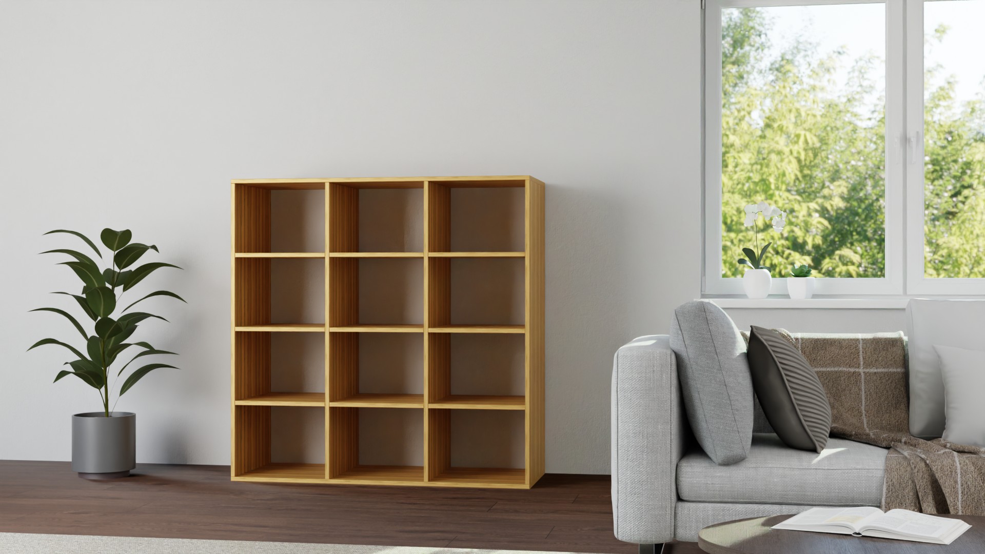 Regal aus Kernbuche nach Maß Kernbuche