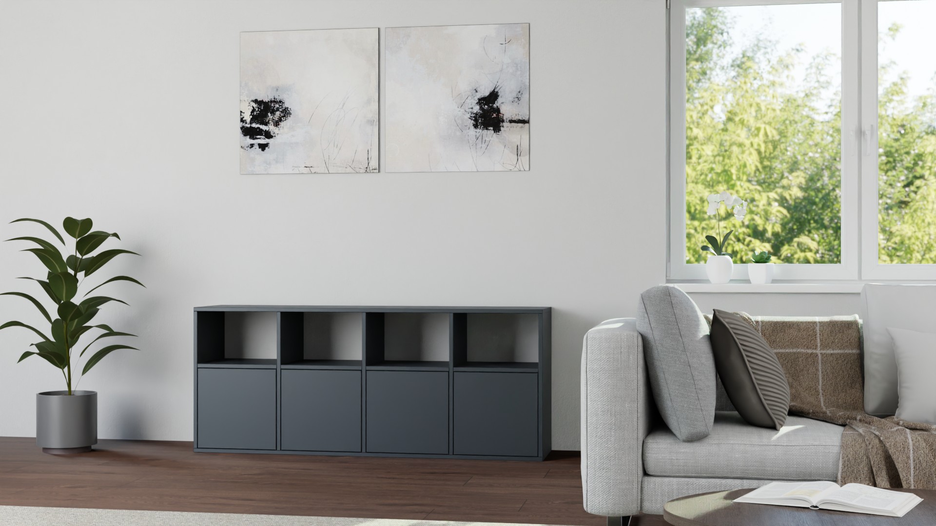 Sideboard Wohnzimmer – gratis Magazin Premium Dekore
