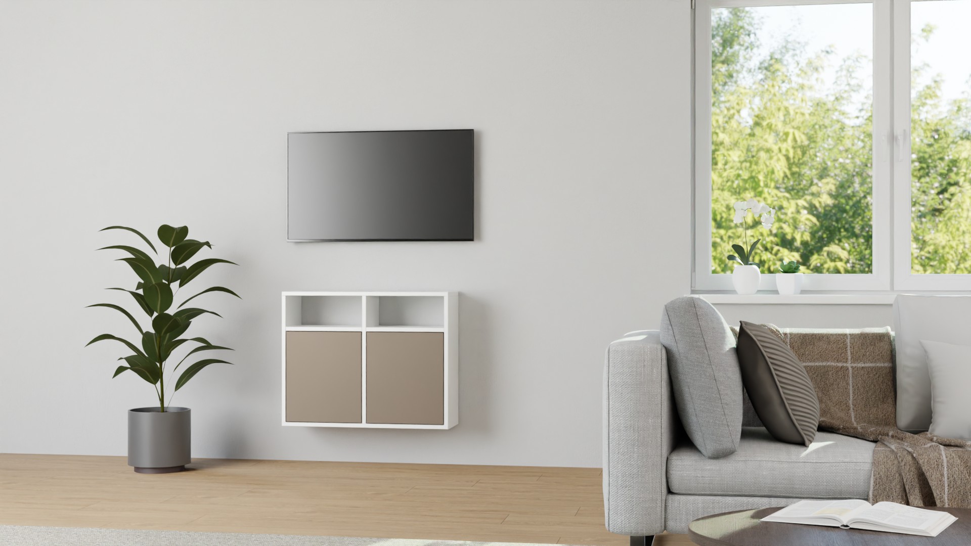 Hängesideboard – kostenlose Holzmuster MDF Beschichtet