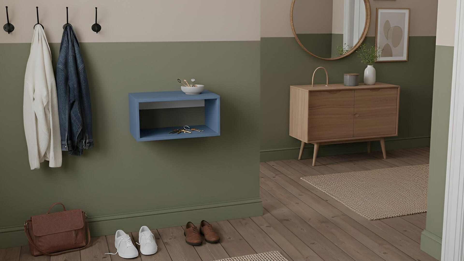 Hängeregal MDF Lackiert