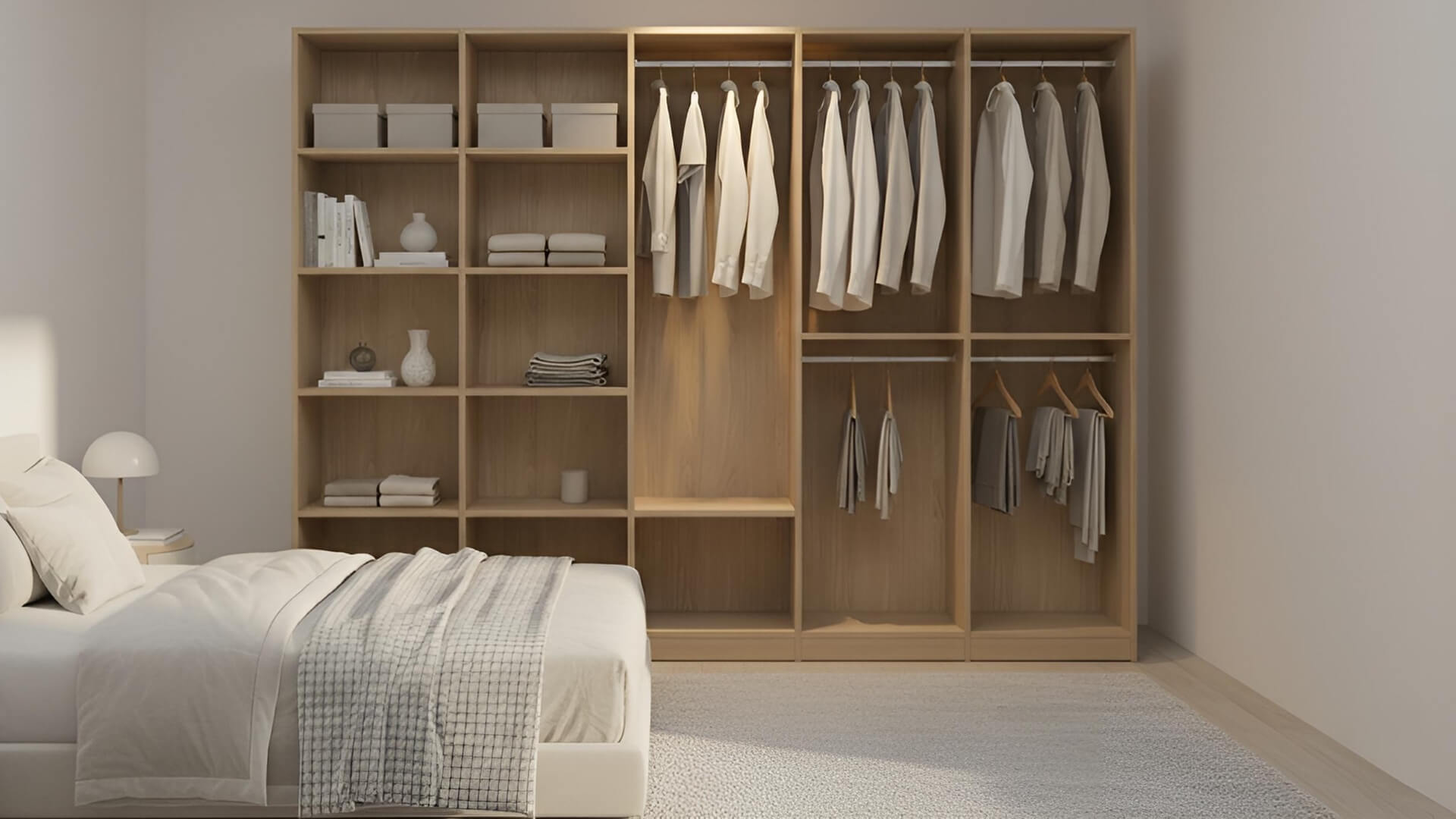 Begehbarer Kleiderschrank Premium Dekore