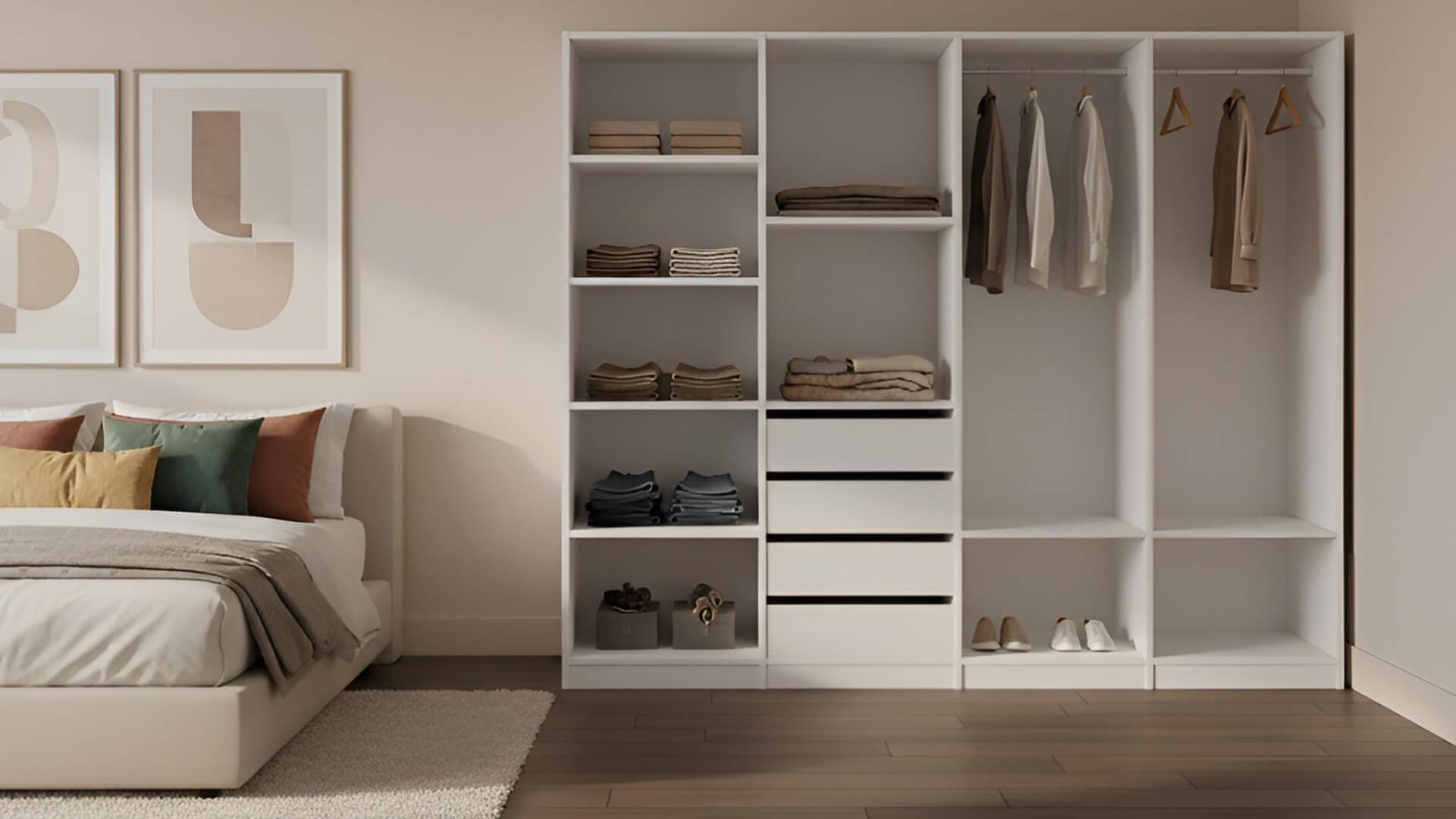 Schlafzimmer-Kleiderschranksystem Premium Dekore