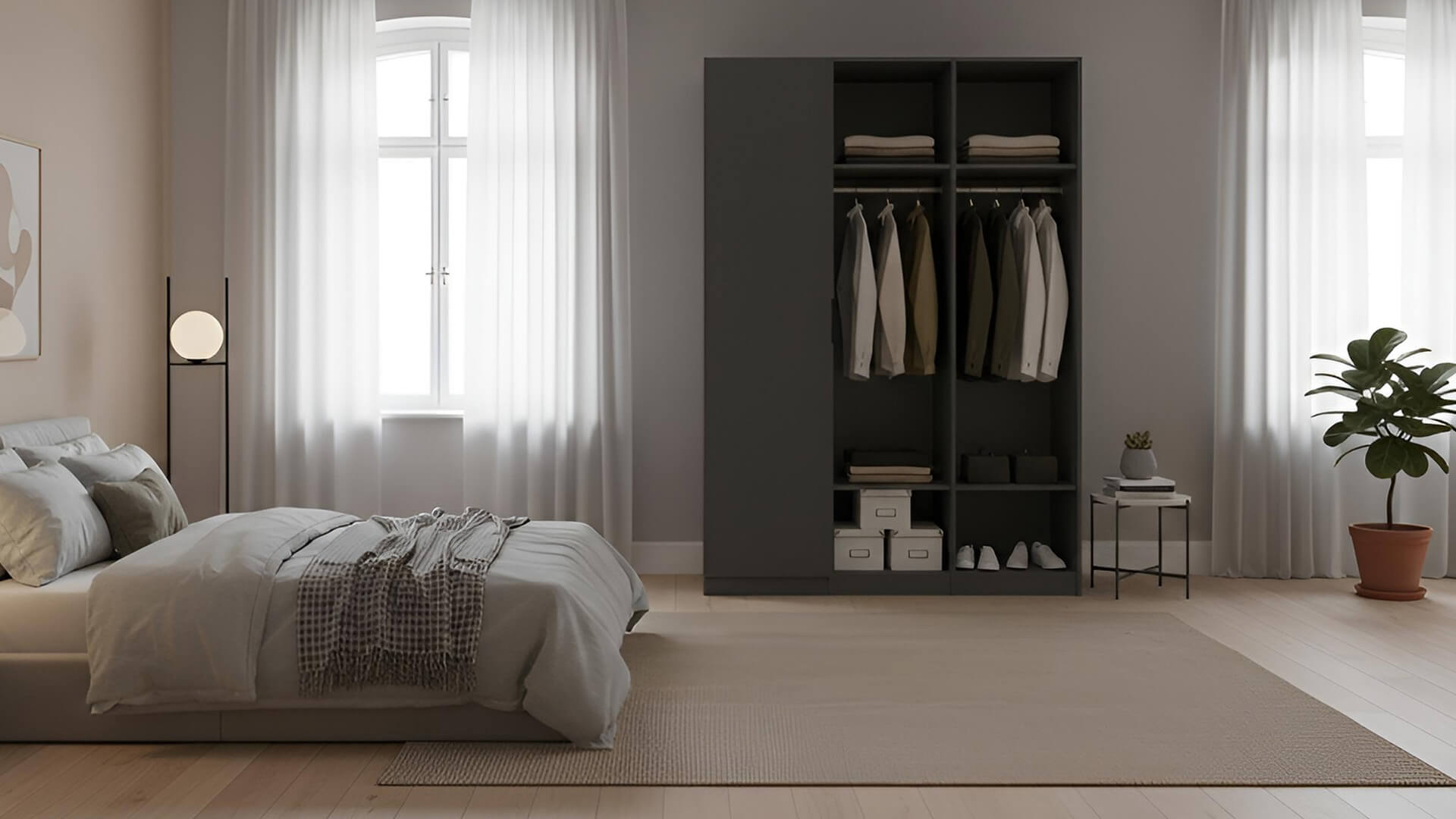 Ankleide Kleiderschranksystem nach Maß Premium Dekore