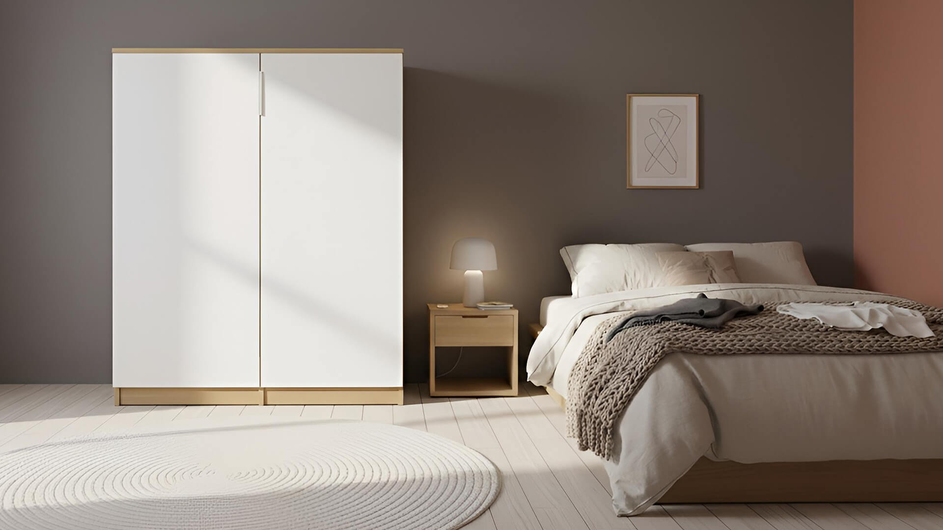 Kleiner Kleiderschrank Premium Dekore