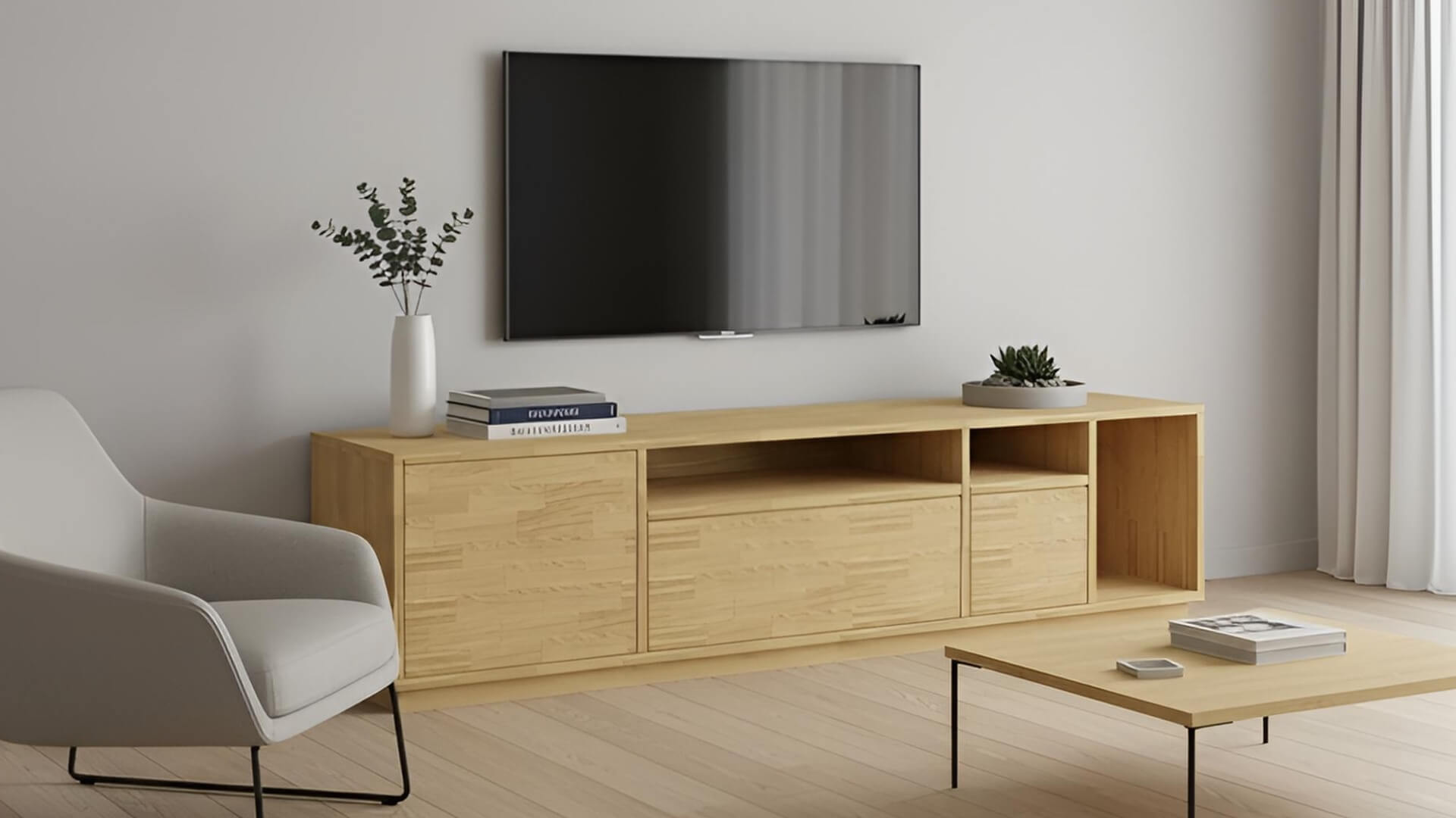 Sideboard Eiche - Lowboard aus Eichenholz Eiche