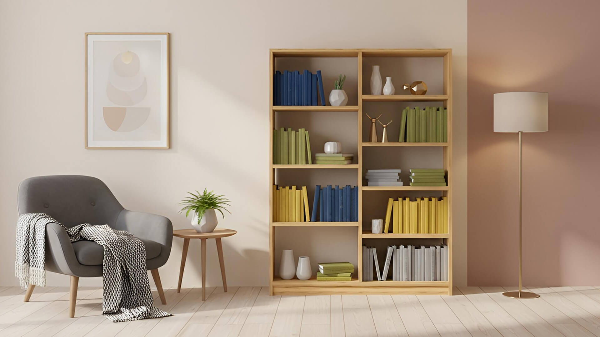 Regal aus Kernbuche Kernbuche