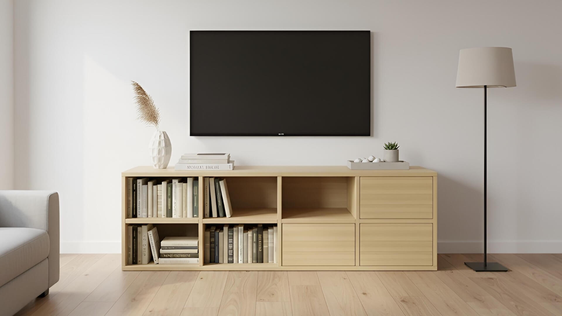 Lowboard aus Ahorn nach Maß Ahorn (europäisch)