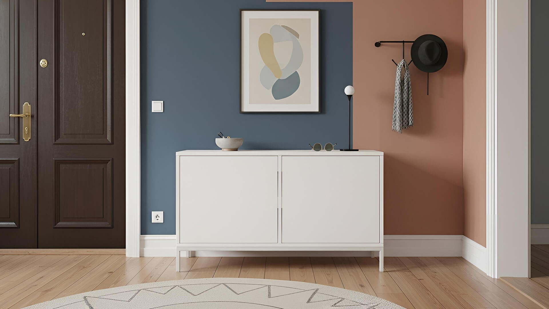 Schlichter Schuhschrank nach Maß MDF Beschichtet