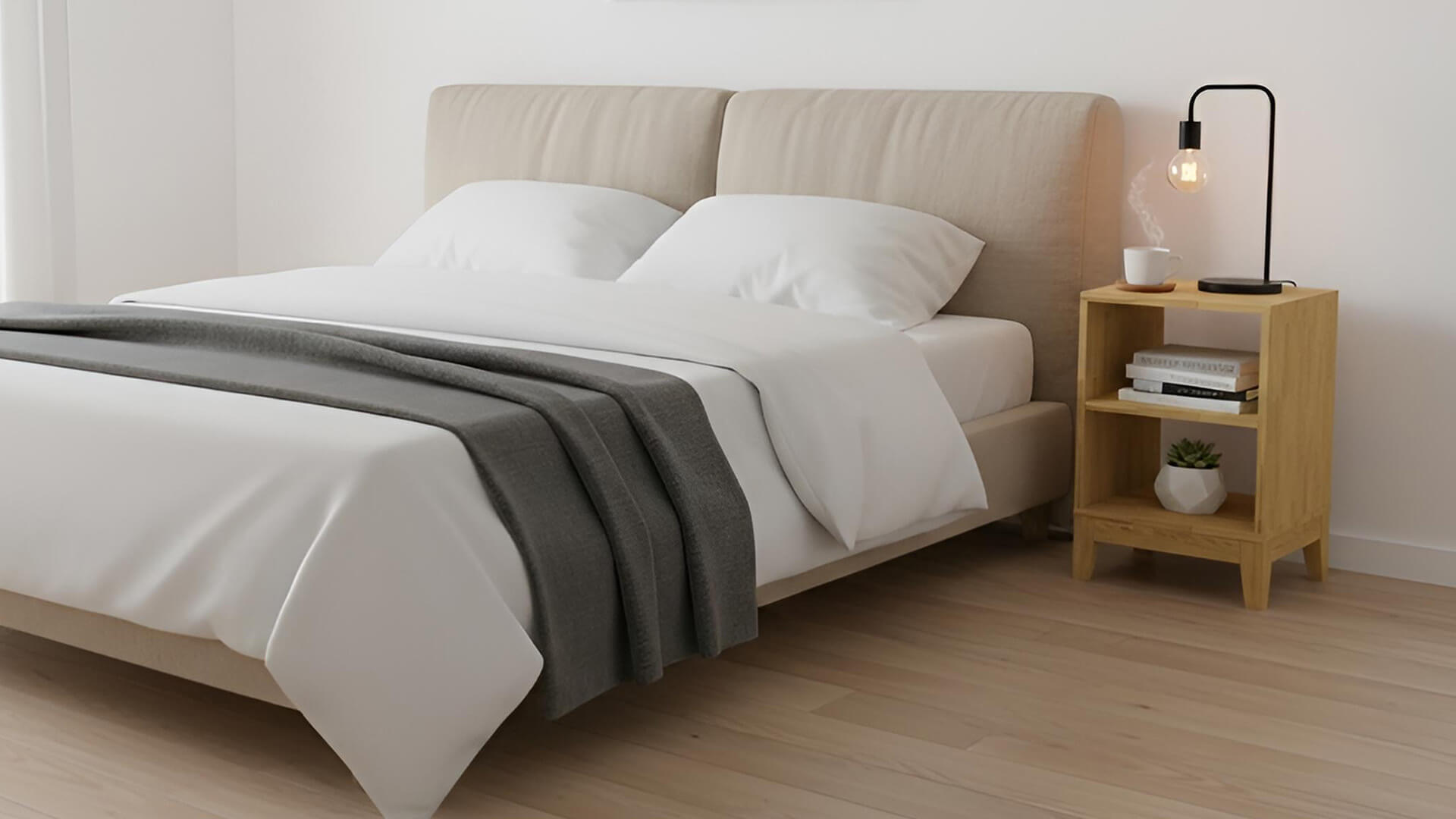 Nachttisch aus Massivholz Eiche