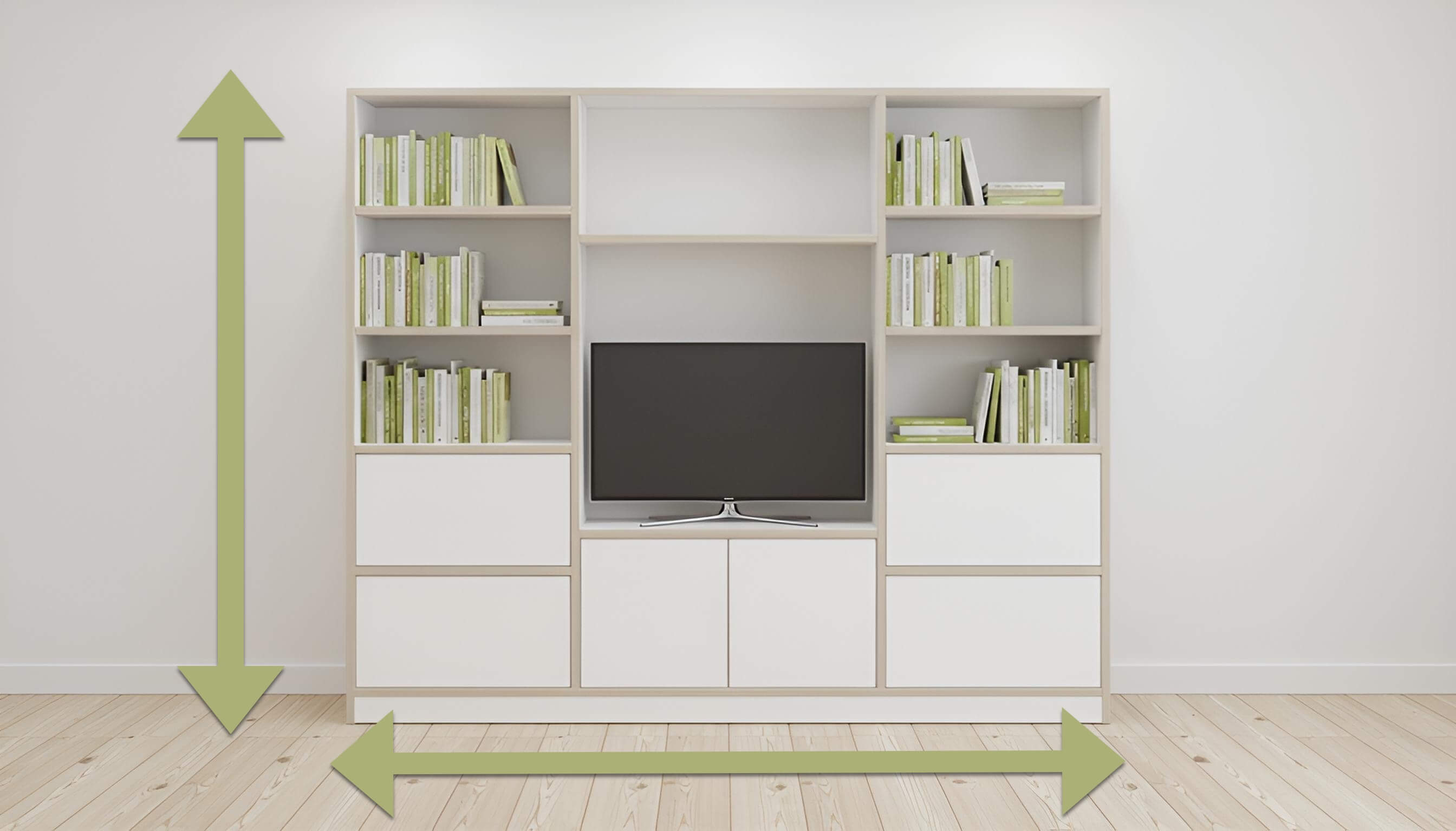 TV Regal nach Maß von Pickawood Premium Dekore