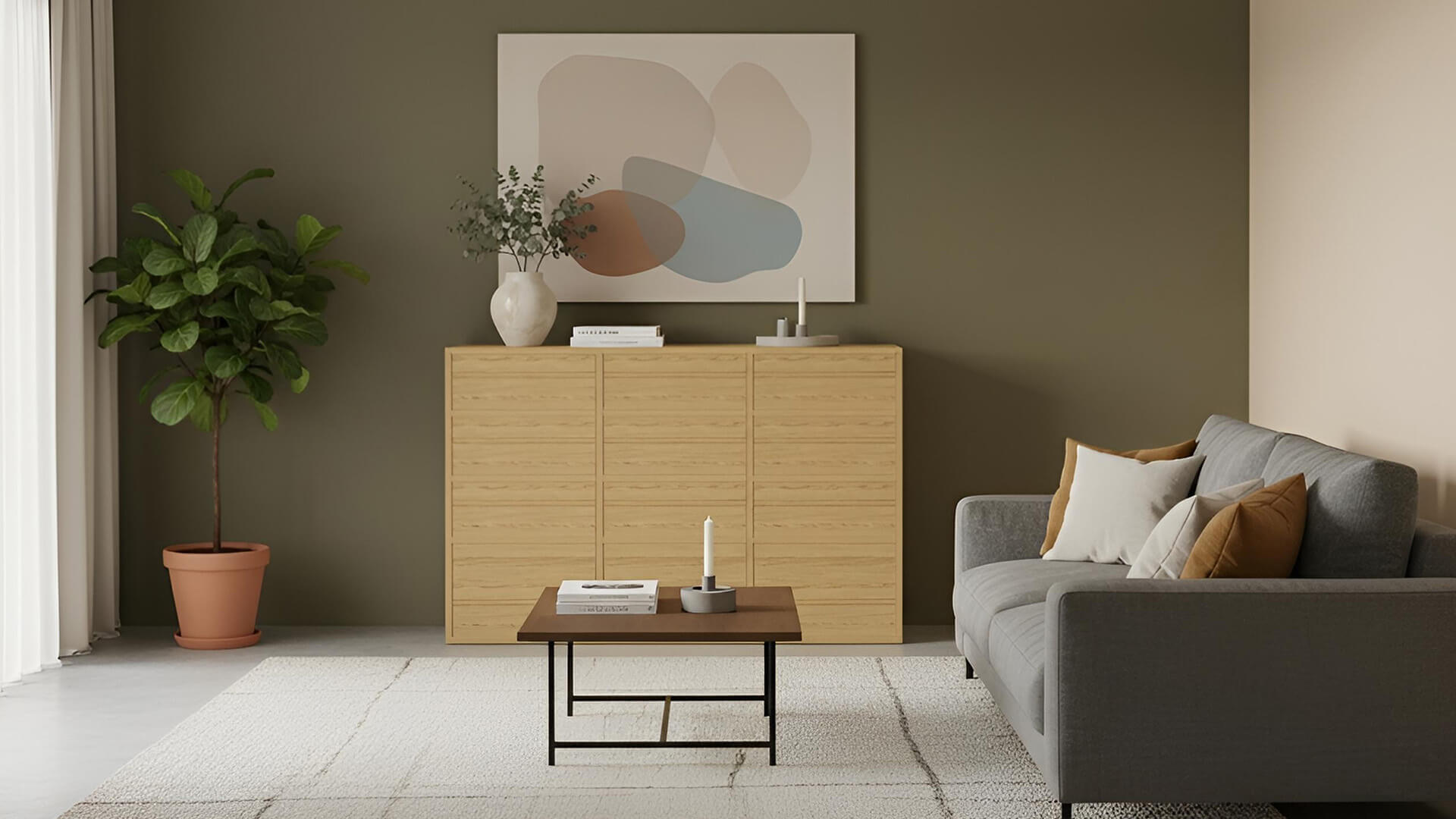Holzkommode nach Maß von Pickawood Eiche