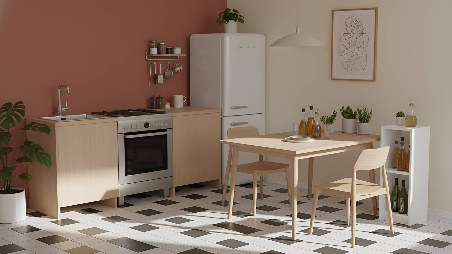 Kleines Regal nach Maß MDF Beschichtet