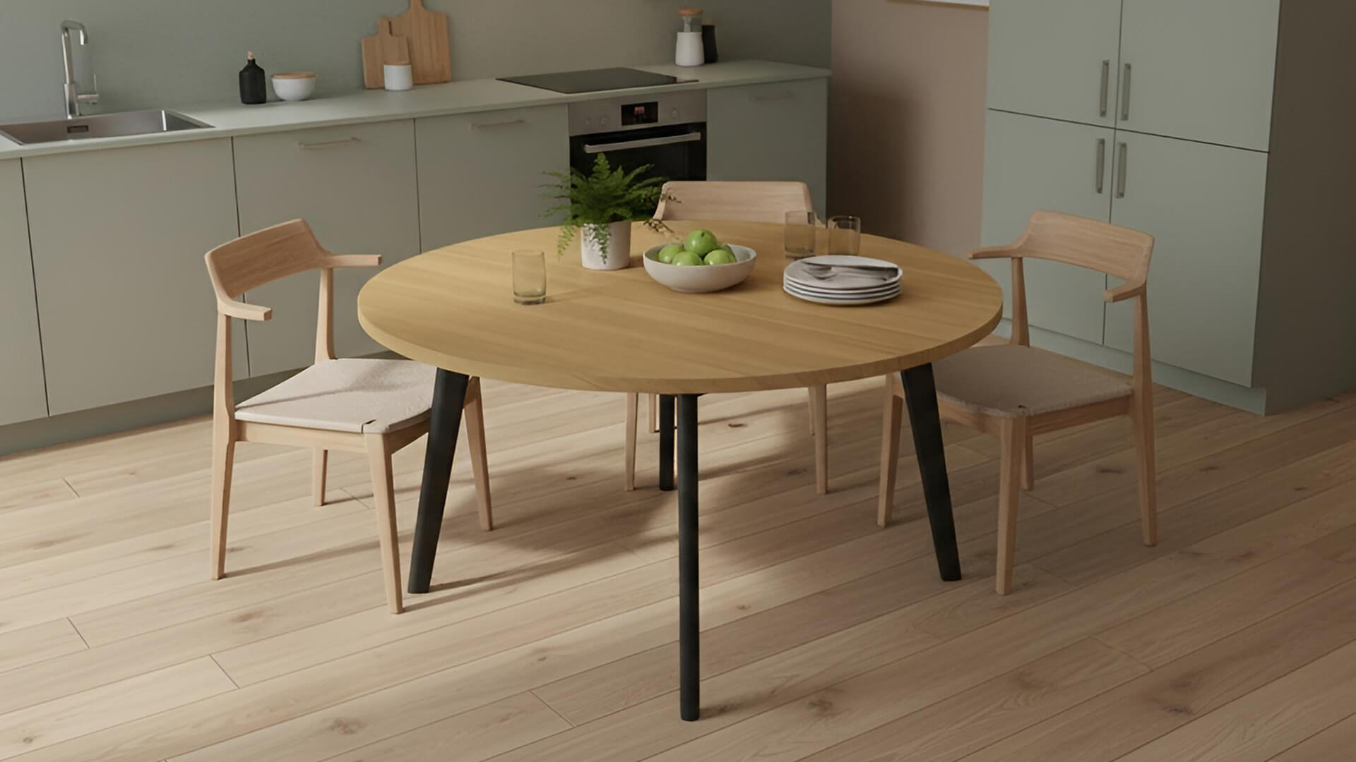 Tischmodell Korfu Esche