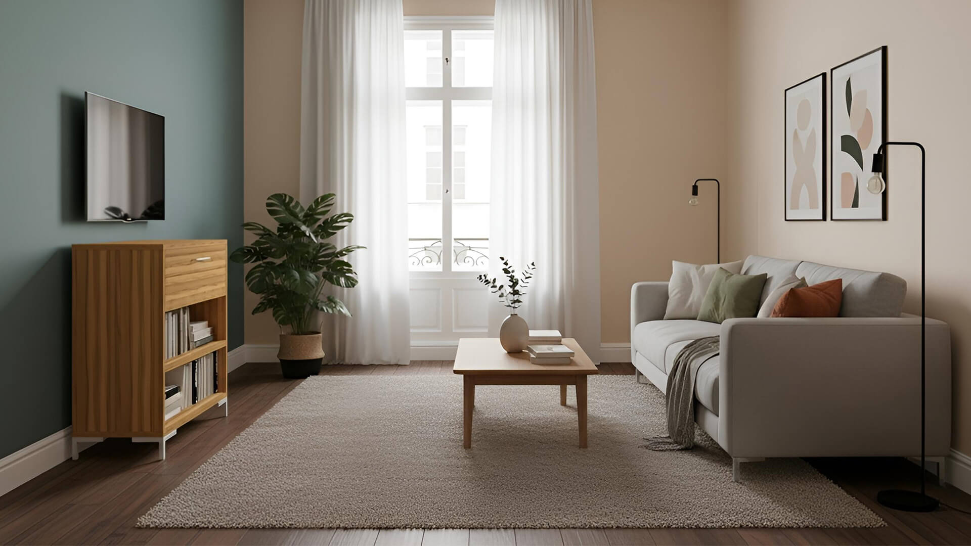 TV Sideboard aus Kernbuche nach Maß Kernbuche